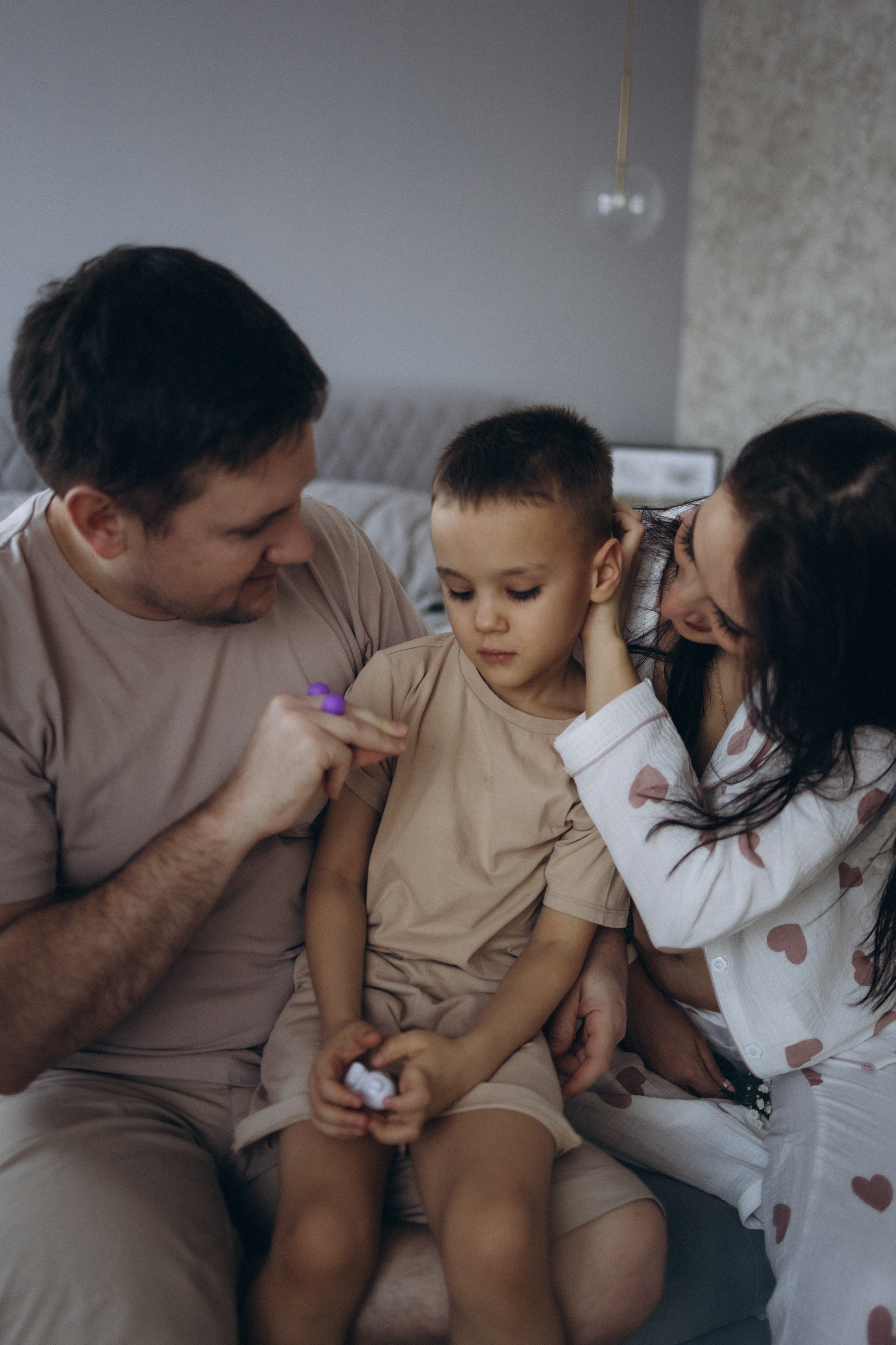Домашняя семейная фотосессия (15.02.2025) г. Обнинск (Калужская обл.). Надежда Стар семейный и церковный фотограф в Жукове и Калужской области