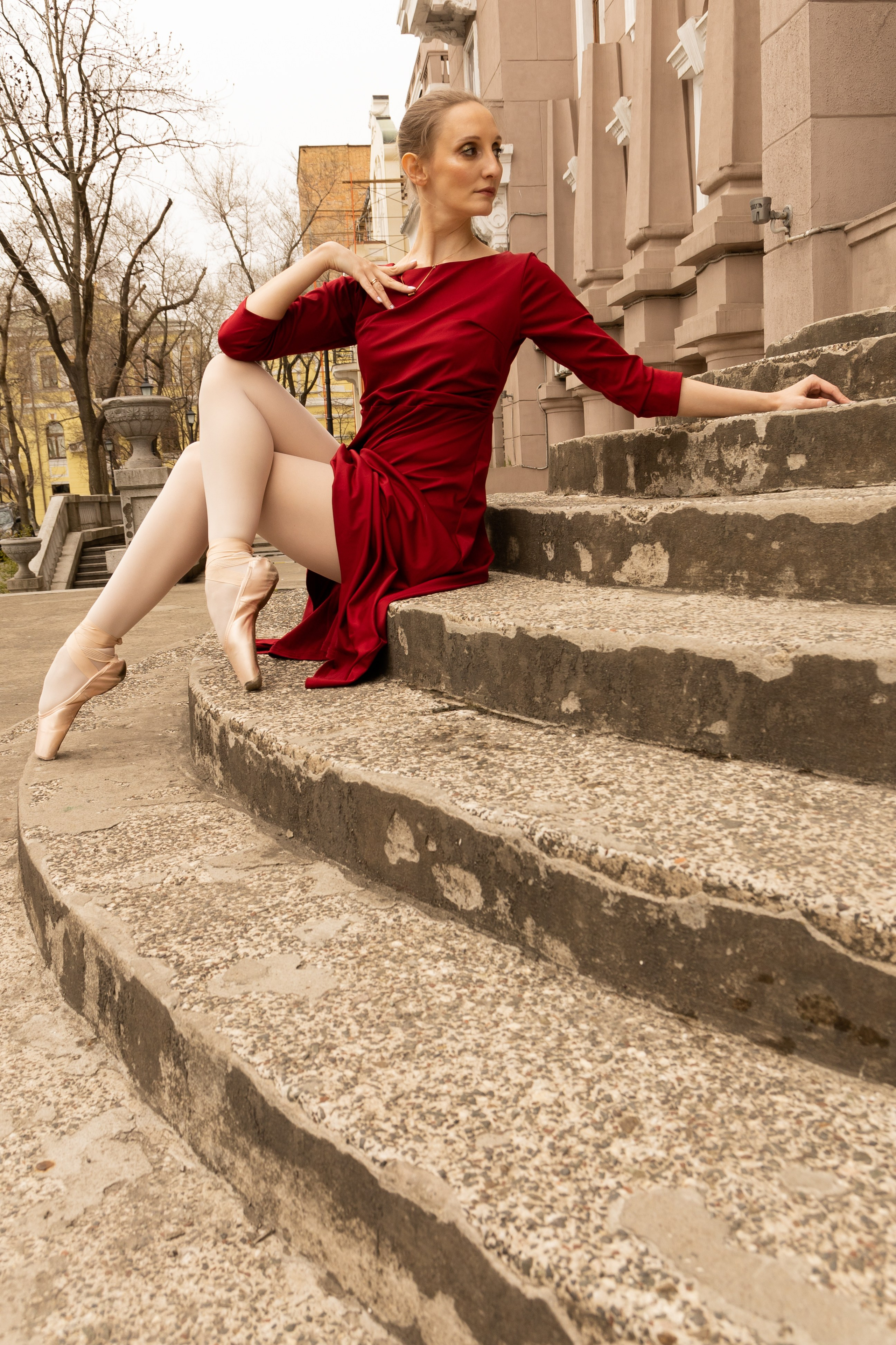 Балерина в городе. Фотограф Владивосток