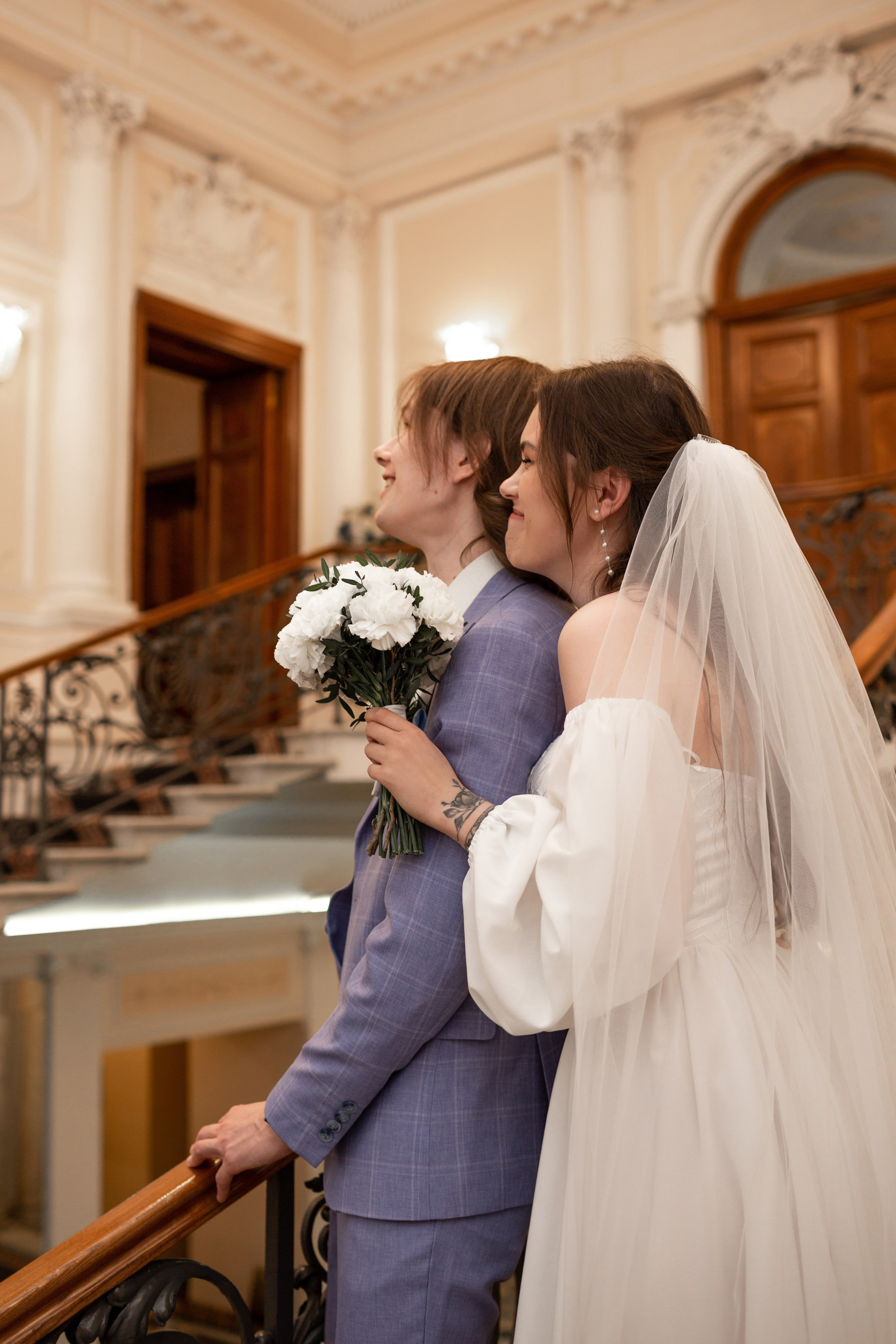 Свадебная фотосессия во Дворце на Фурштатской. Свадебный фотограф Кирилл Белый