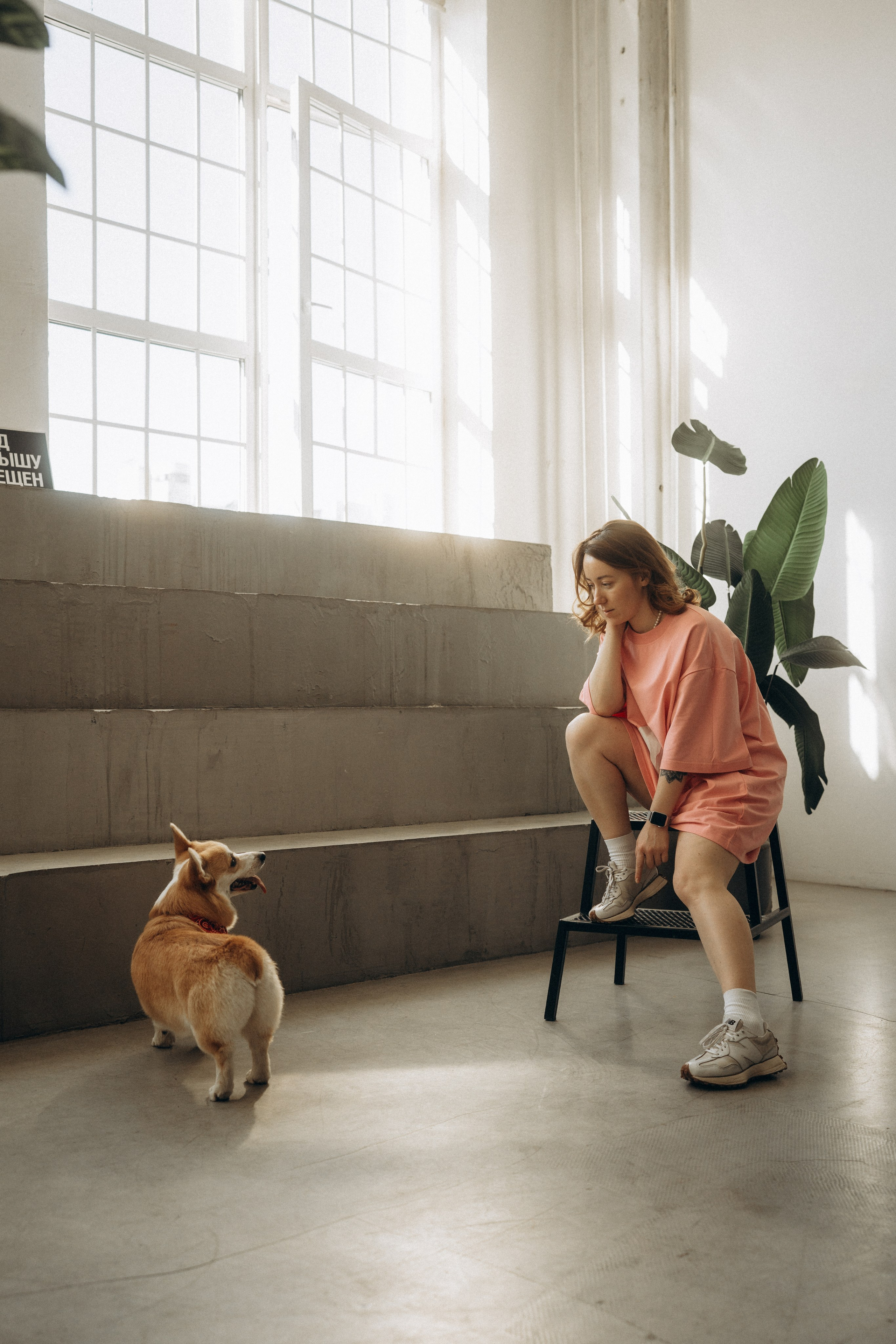 With Dog. Фотограф Батуми | Ксения Кинасова