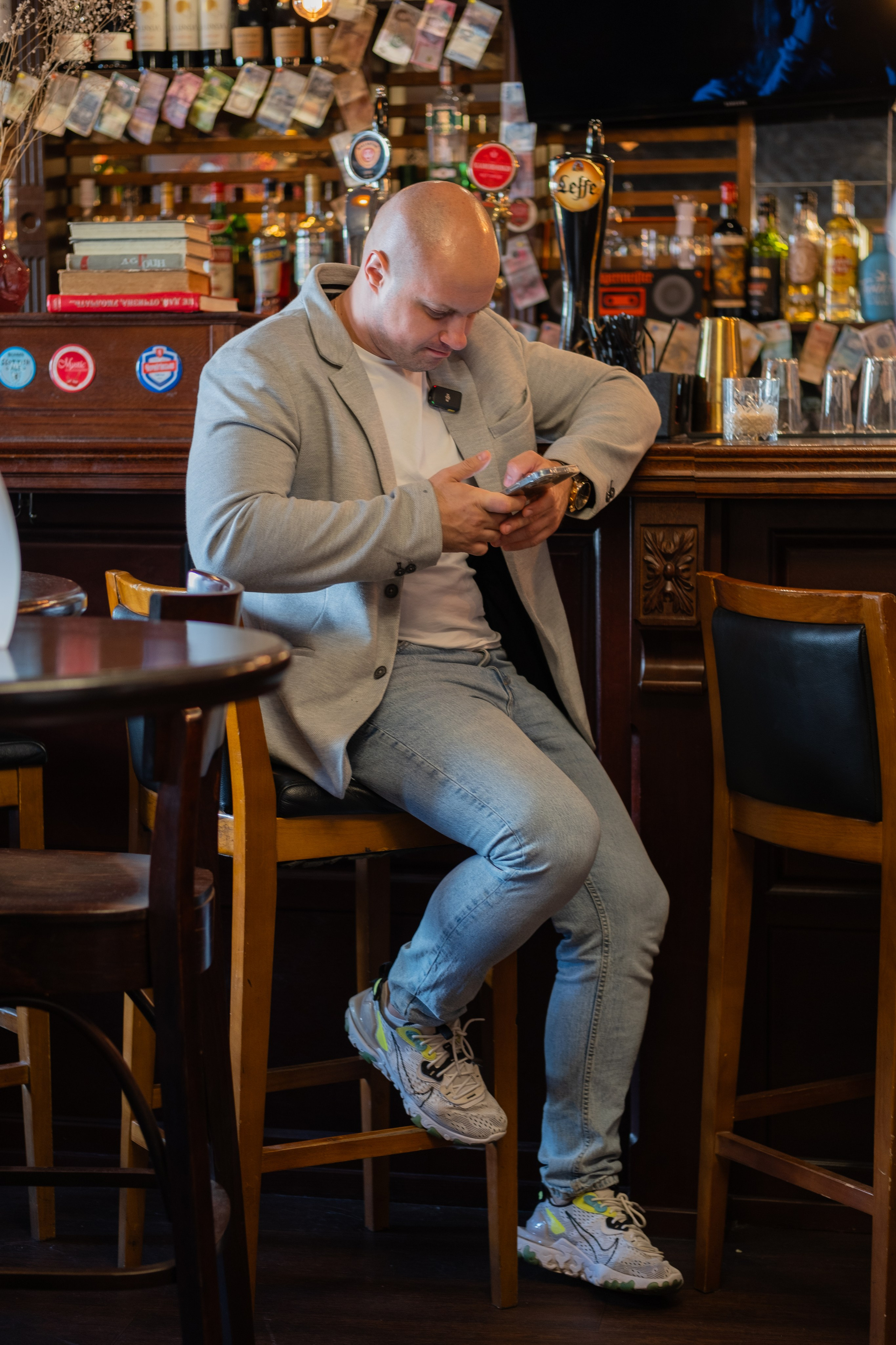 Интервью владельца паба «Oldham». Фотограф. Санкт-Петербург