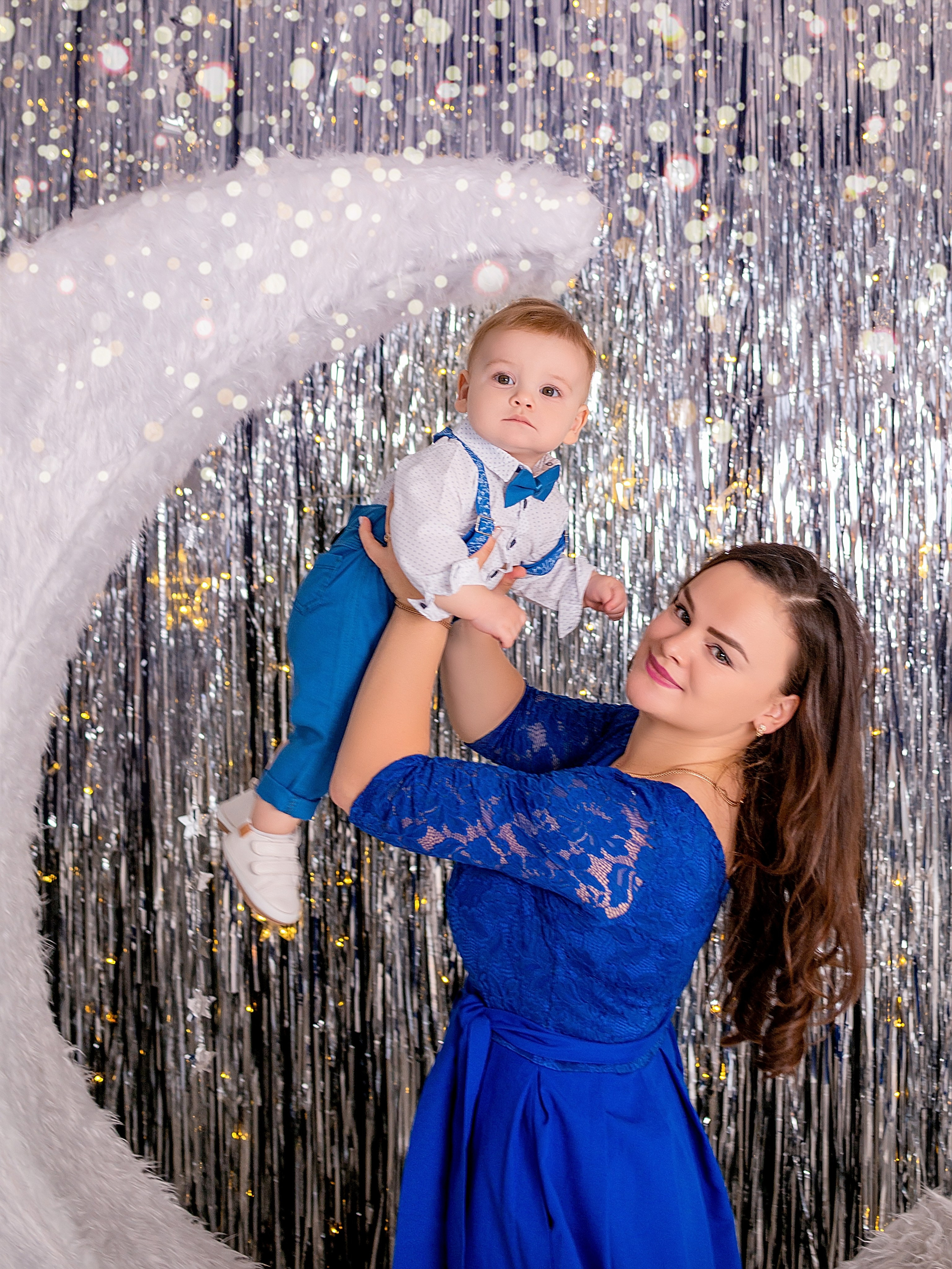 Новогодняя семейная фотосессия в Краснодаре 2023-2024. Фотограф новорожденных Краснодар Малышенко Надежда