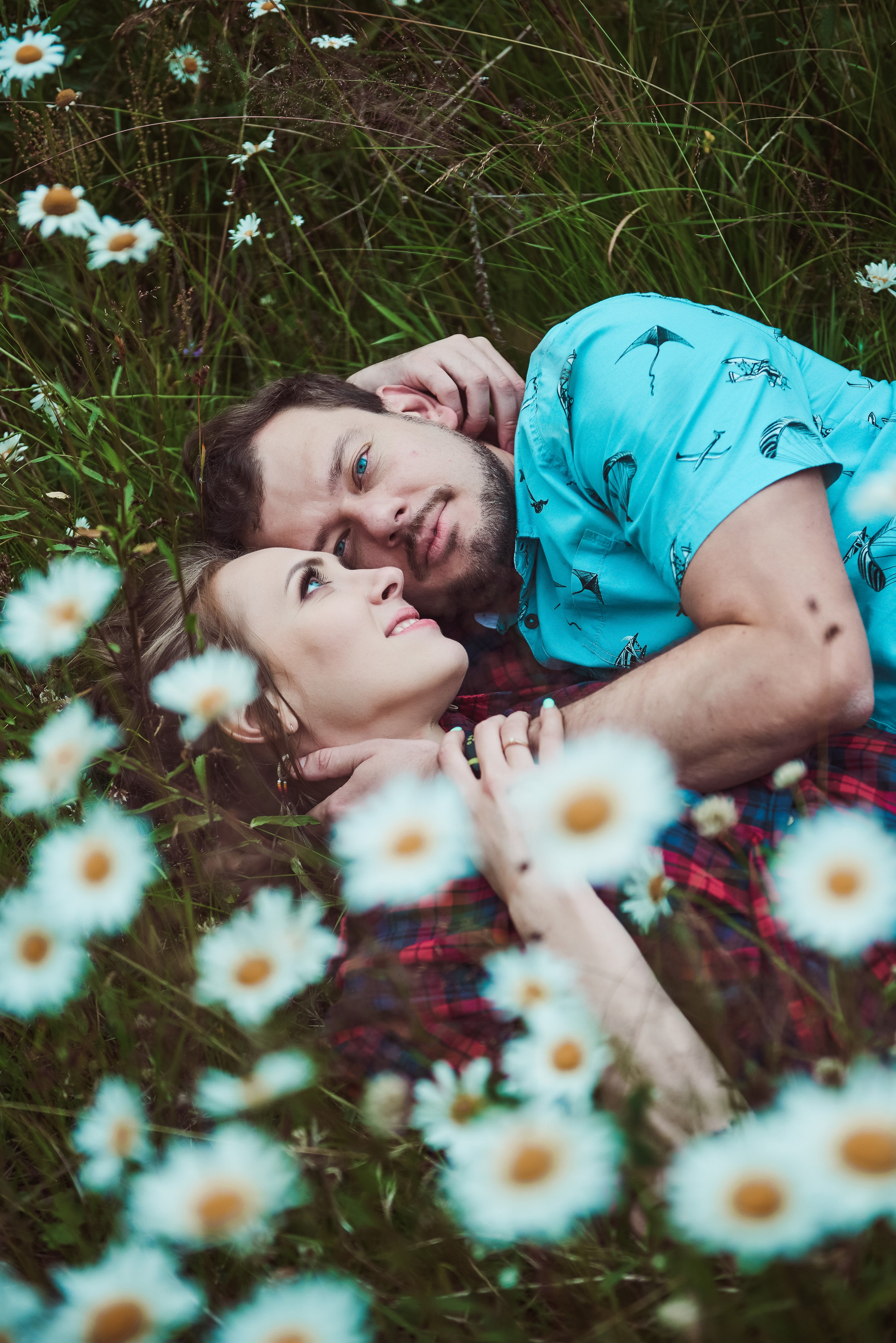 Александра и Вячеслав (фотосессия Love story на природе). Портретный, семейный и свадебный фотограф в Санкт-Петербурге и в Пушкине Ширяев Денис