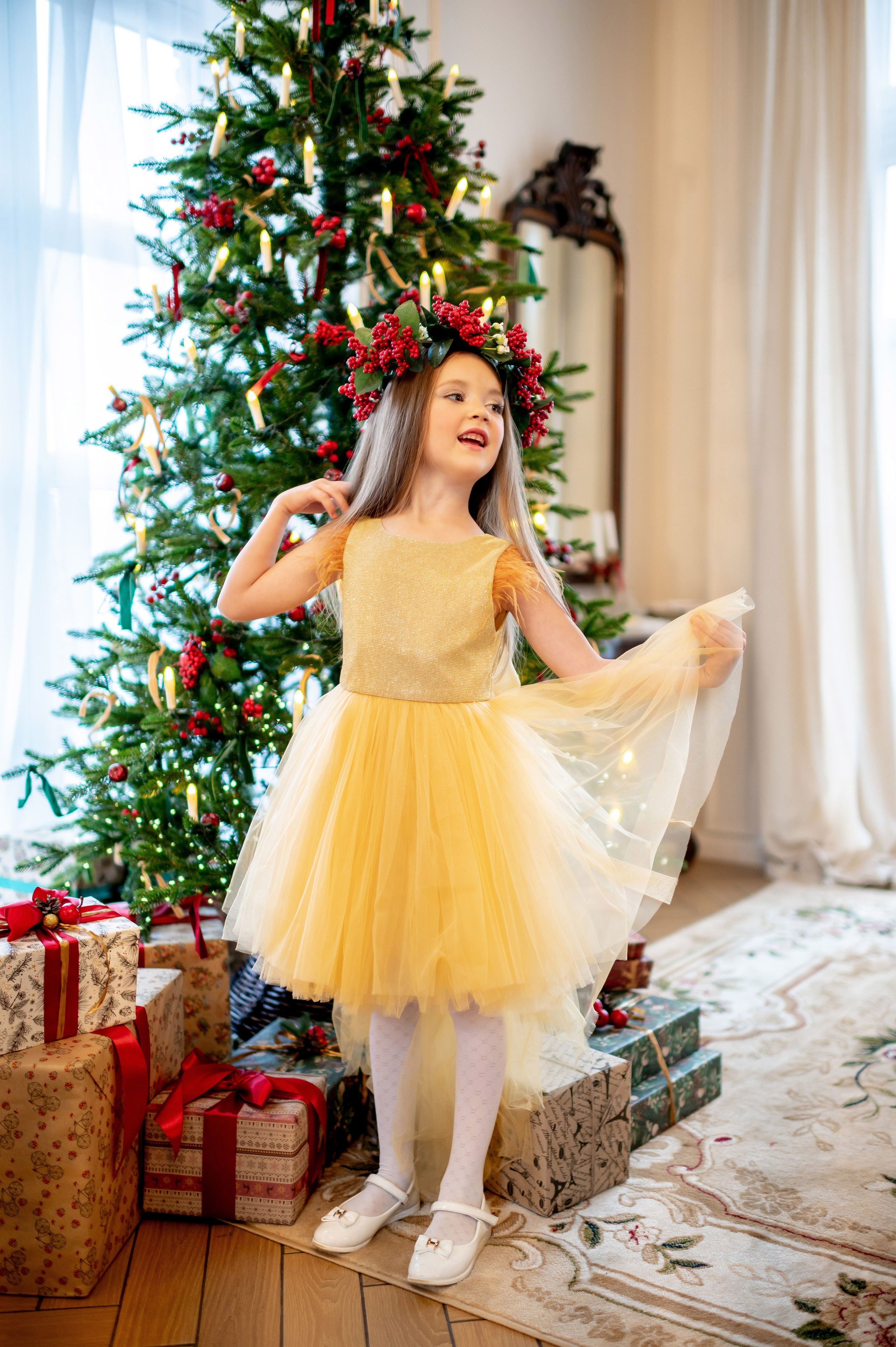 Новогодняя фотосессия в Leona Stage. Портретный, семейный и свадебный фотограф в Санкт-Петербурге и в Пушкине Ширяев Денис