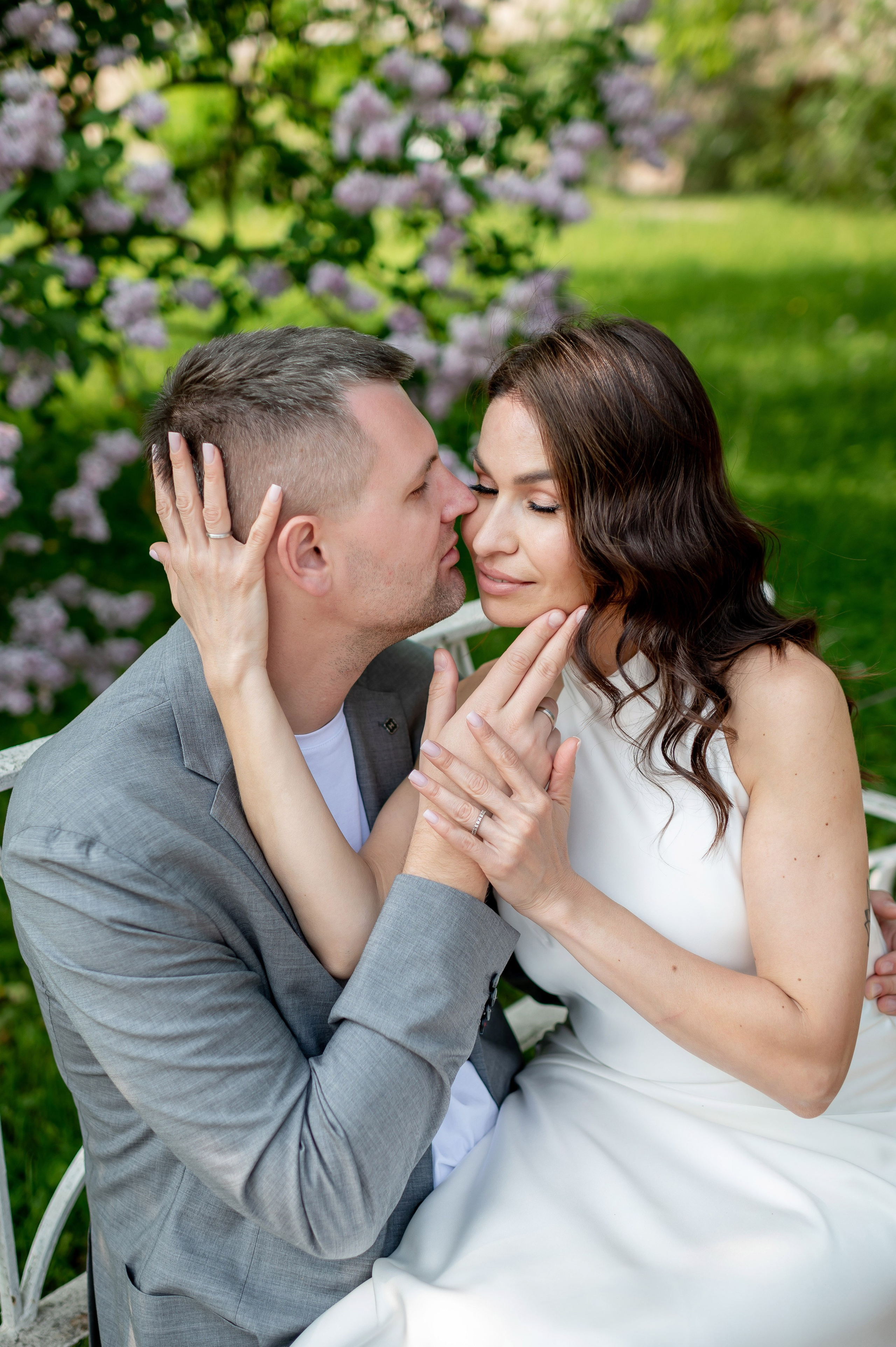 Алина и Алексей (прогулка на кабриолете, Академия Художеств, Екатерининский парк в Пушкине). Портретный, семейный и свадебный фотограф в Санкт-Петербурге и в Пушкине Ширяев Денис