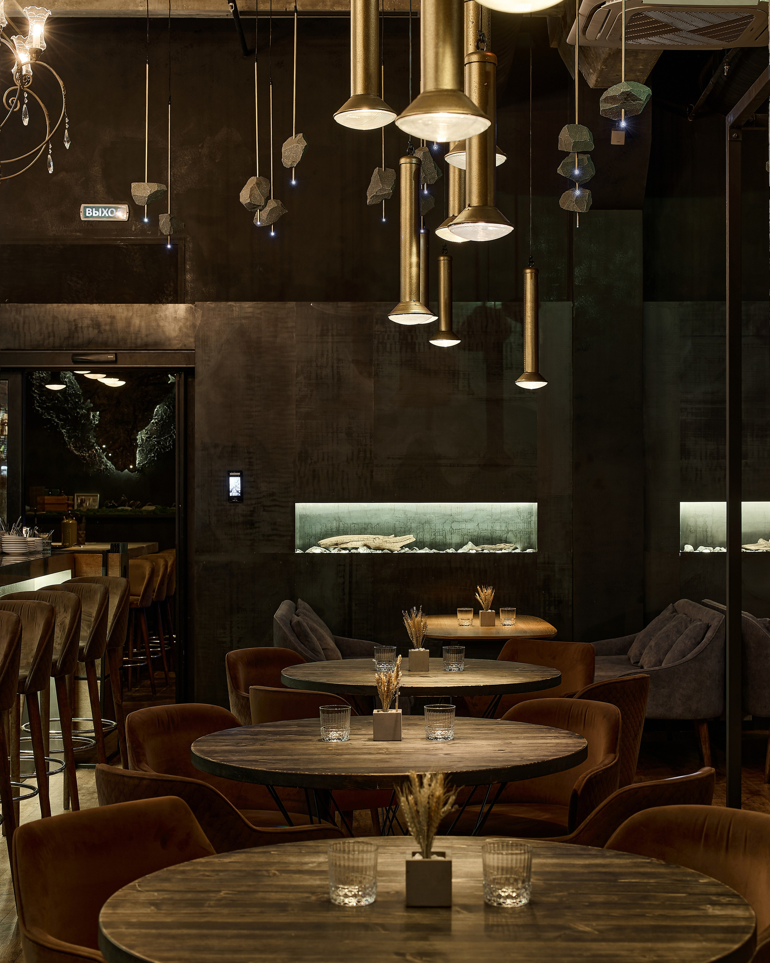 Гастробар NOBEL. Дизайнер Кирилл Кошурников. Иван Благушин. Интерьерный и архитектурный фотограф в Москве и Санкт-Петербурге