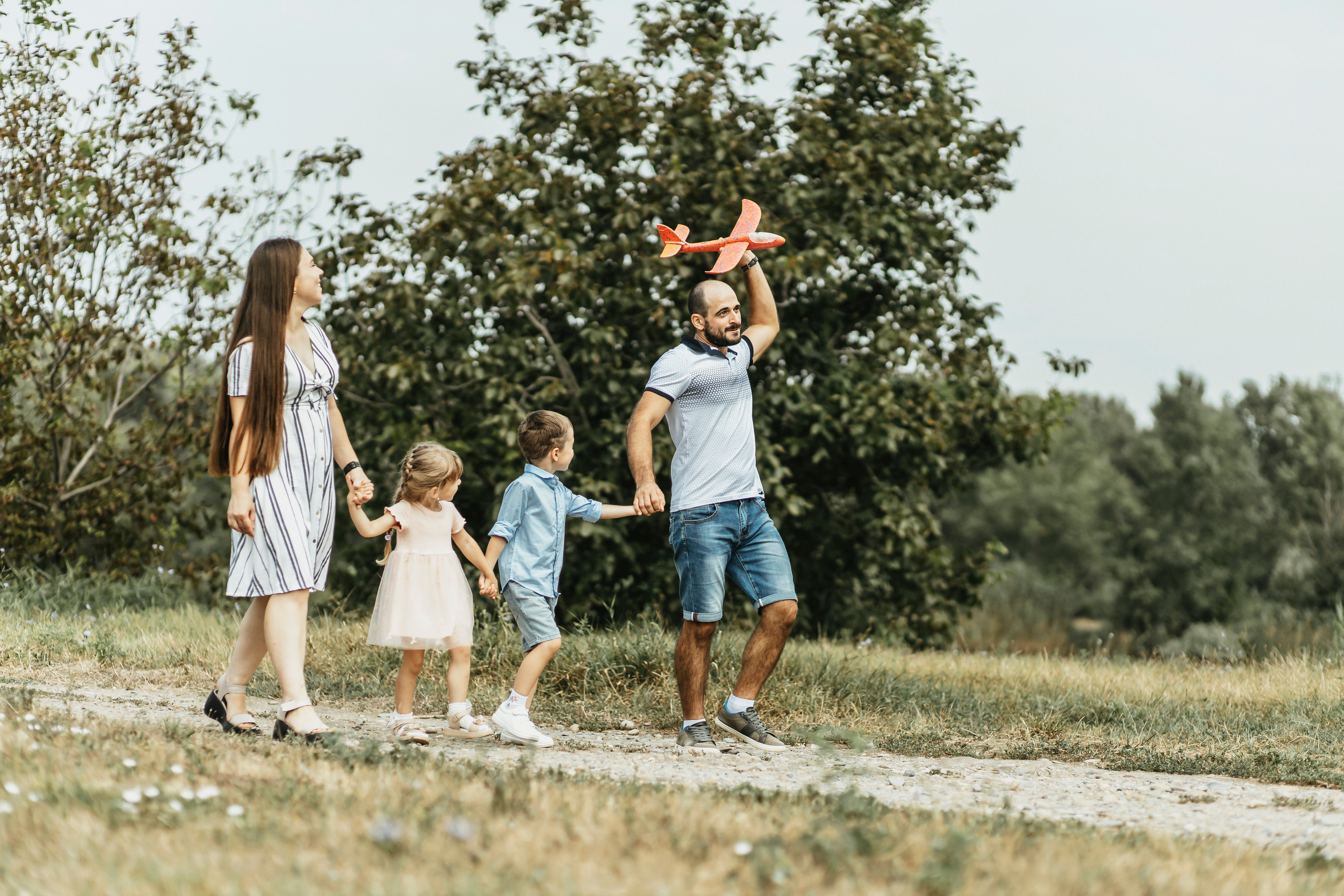 Семейная сьёмка на природе. Семейный и детский фотограф в Рязани Васюгова Мария