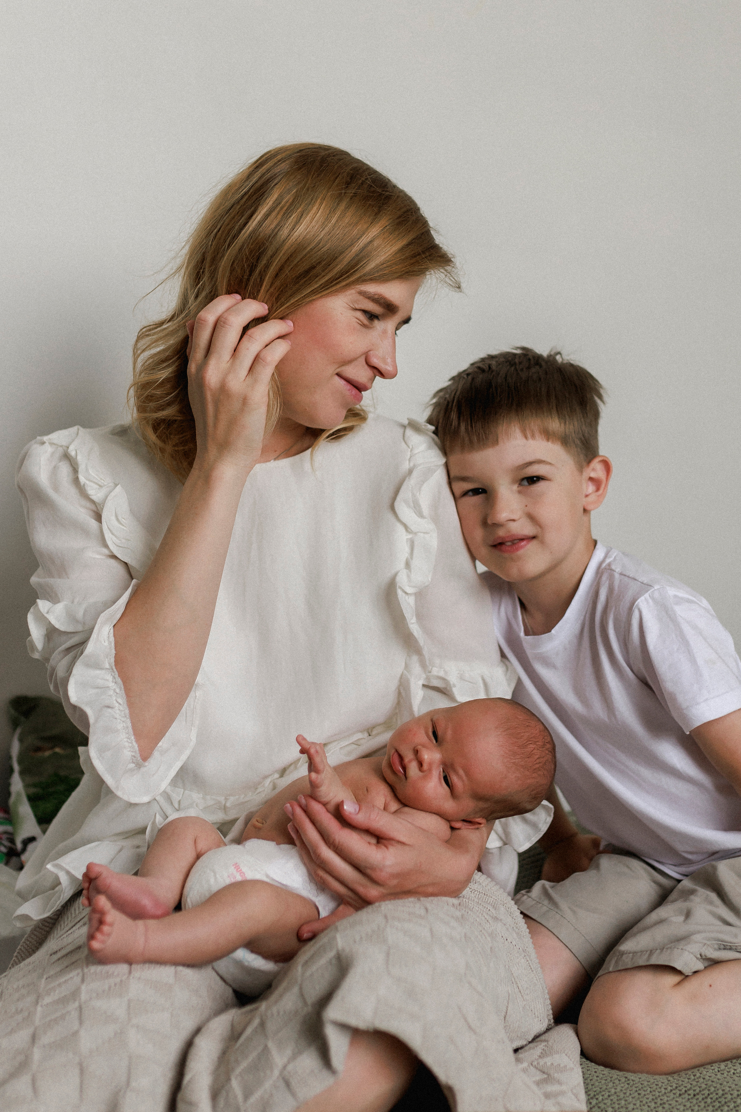 Домашняя фотосессия для Милены и сыновей. Семейный и детский фотограф в Рязани Васюгова Мария