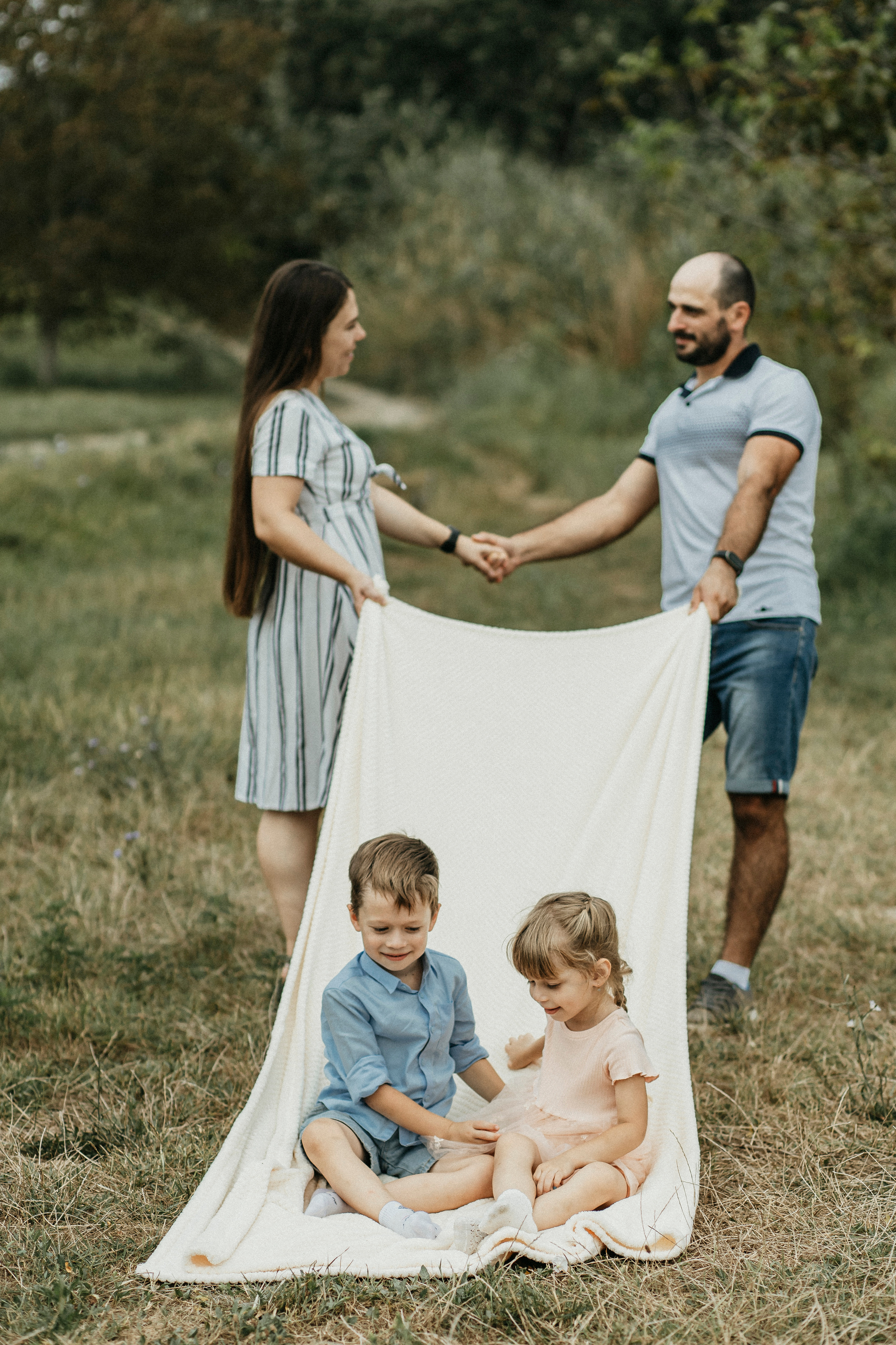 Семейная сьёмка на природе. Семейный и детский фотограф в Рязани Васюгова Мария