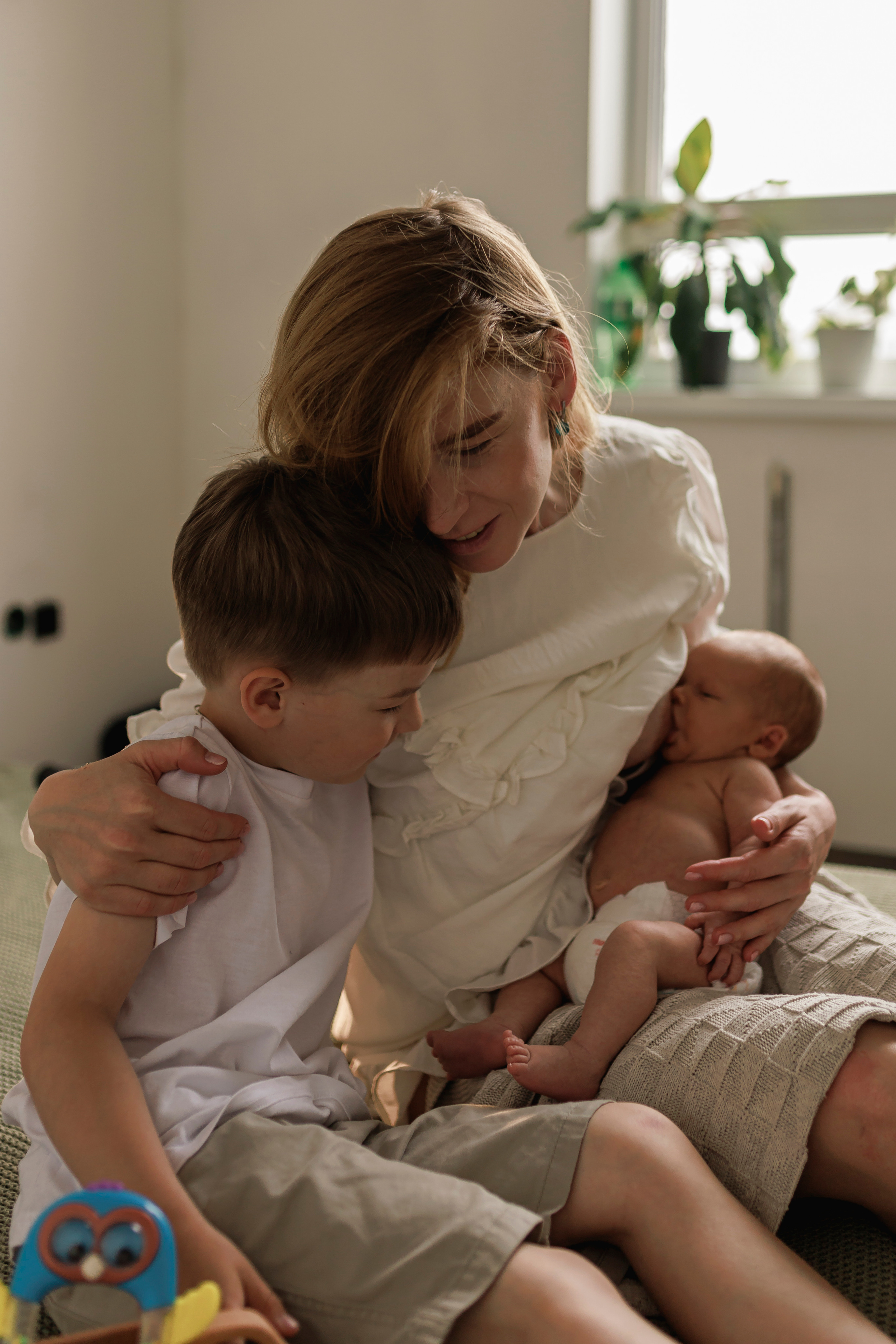 Домашняя фотосессия для Милены и сыновей. Семейный и детский фотограф в Рязани Васюгова Мария