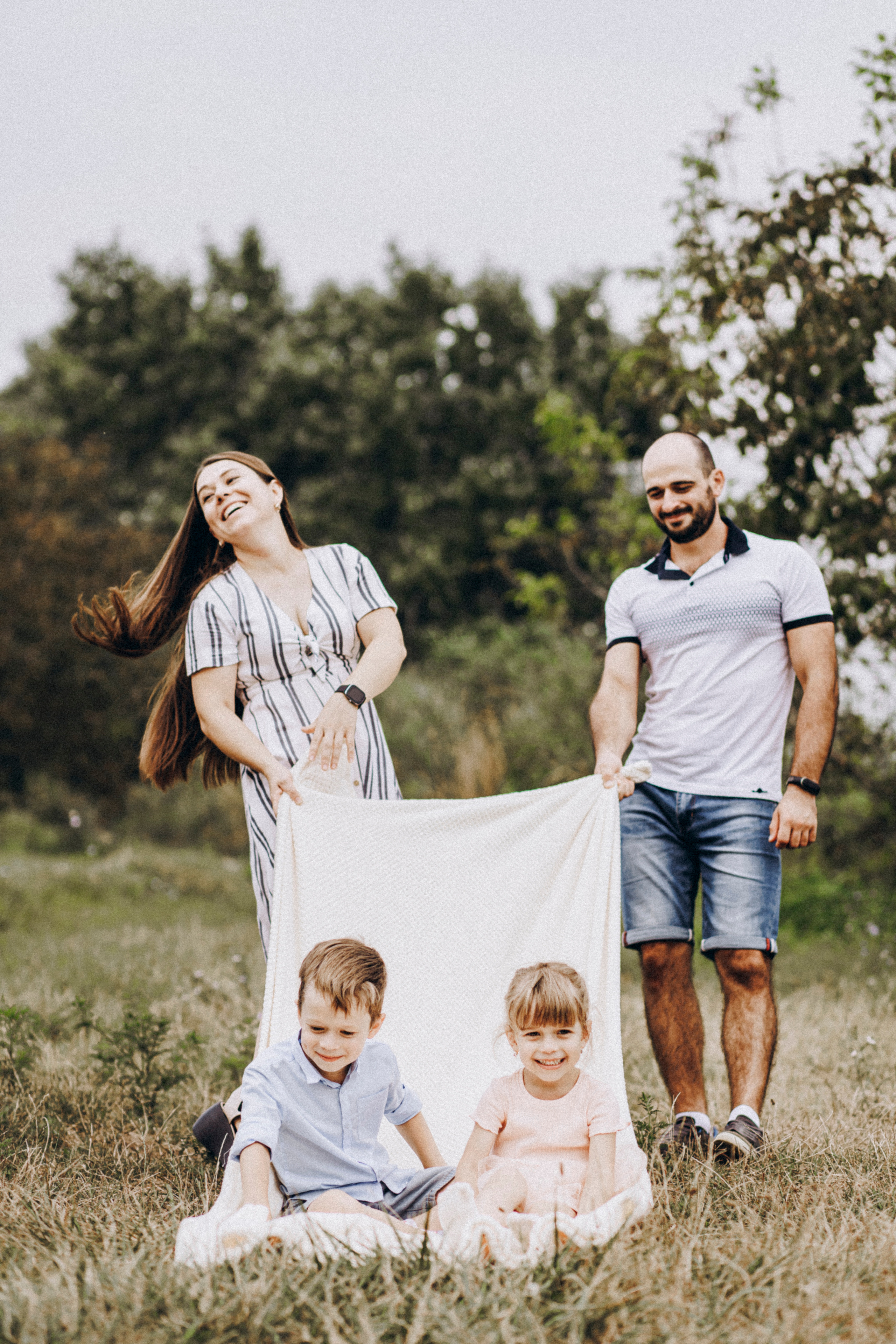 Семейная сьёмка на природе. Семейный и детский фотограф в Рязани Васюгова Мария