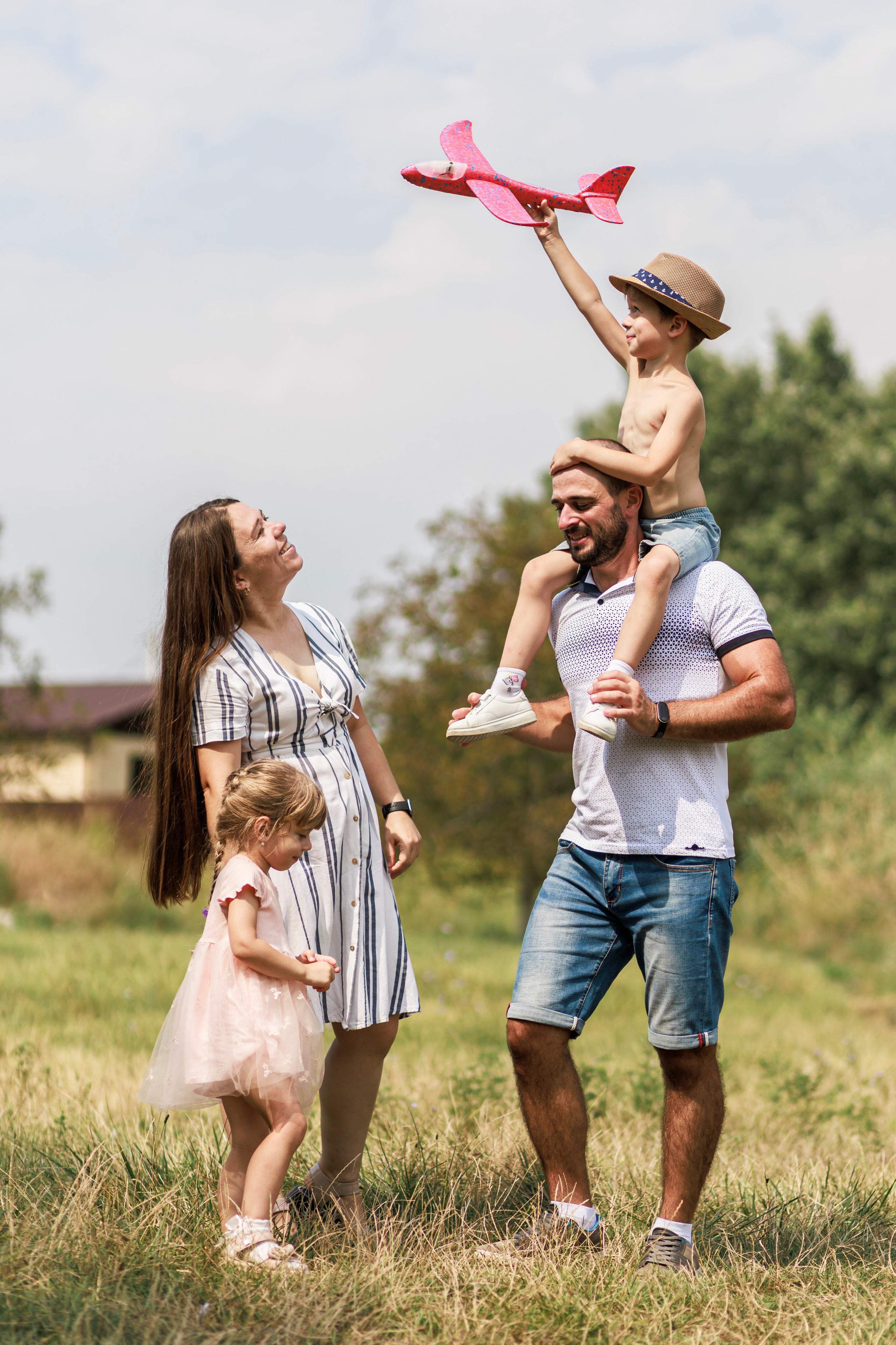 Семейная сьёмка на природе. Семейный и детский фотограф в Рязани Васюгова Мария