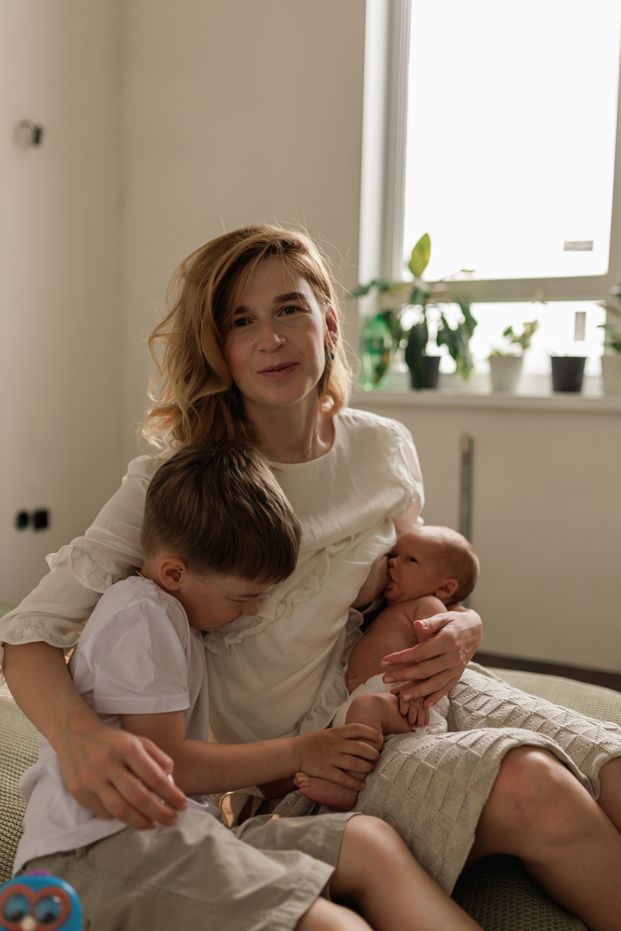 Домашняя фотосессия для Милены и сыновей. Семейный и детский фотограф в Рязани Васюгова Мария