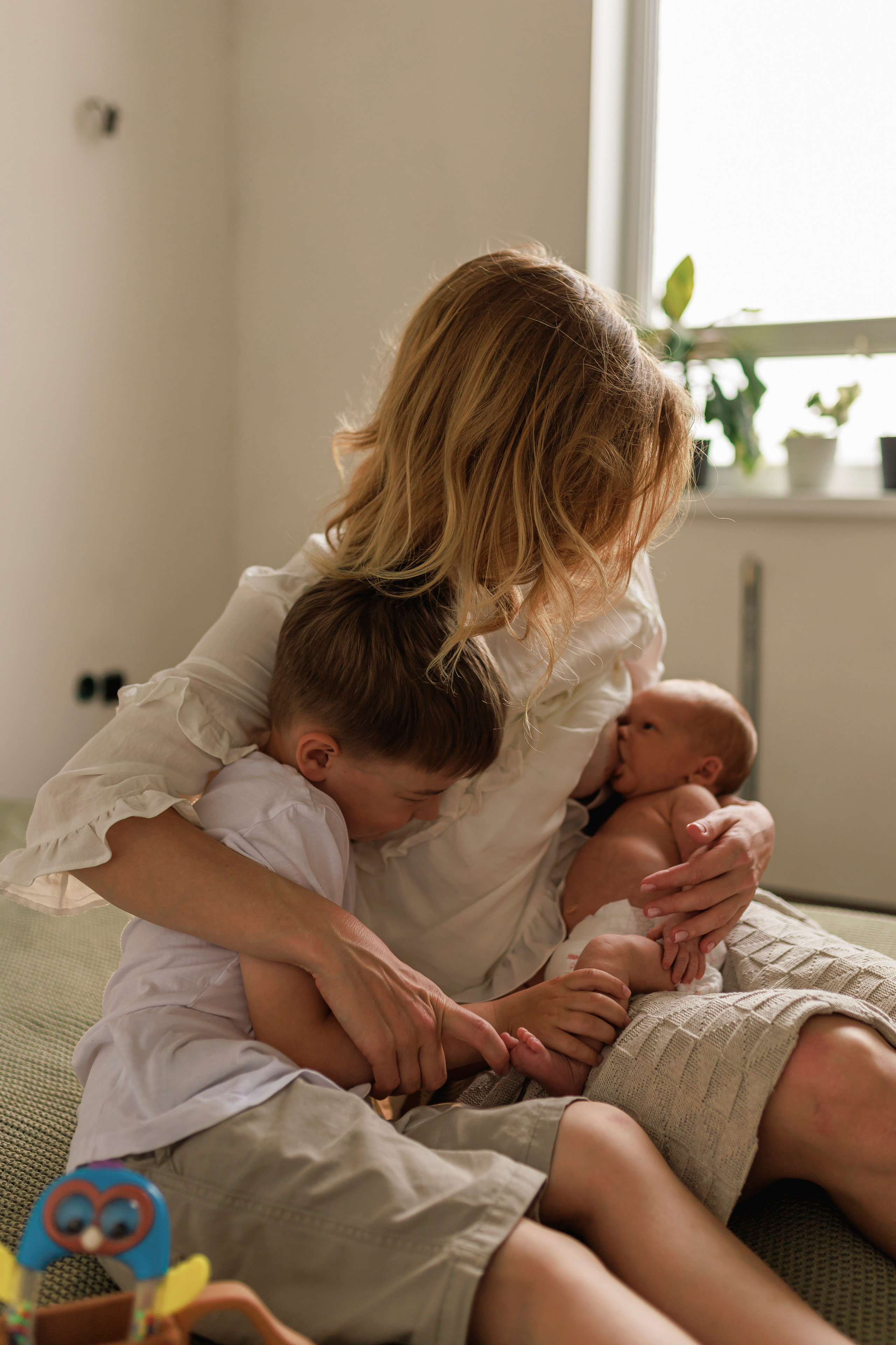 Домашняя фотосессия для Милены и сыновей. Семейный и детский фотограф в Рязани Васюгова Мария