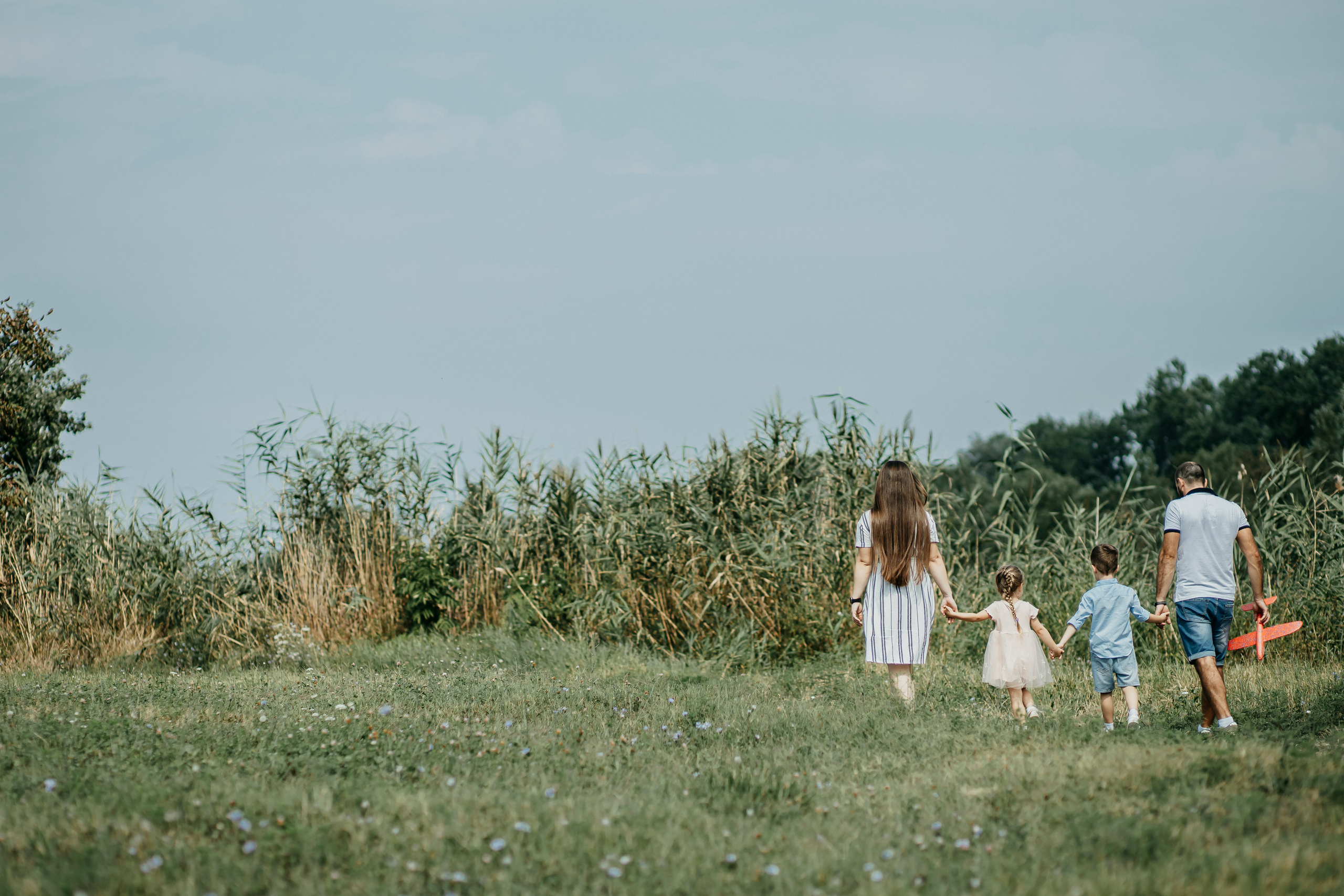 Семейная сьёмка на природе. Семейный и детский фотограф в Рязани Васюгова Мария