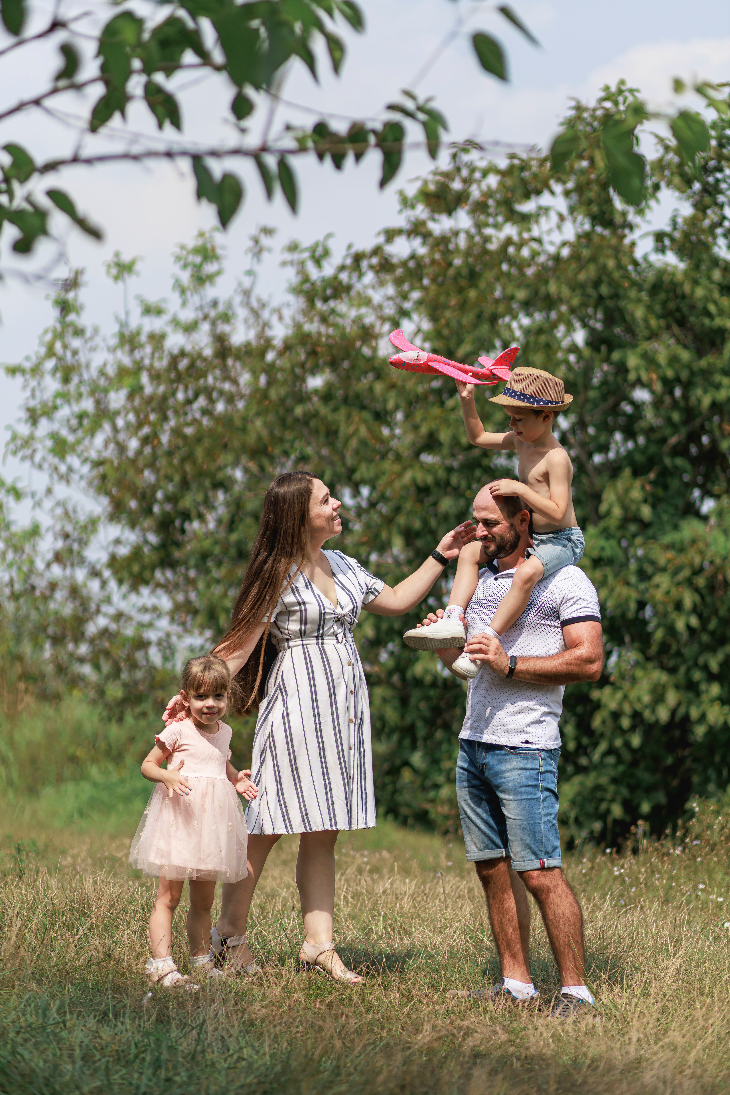 Семейная сьёмка на природе. Семейный и детский фотограф в Рязани Васюгова Мария
