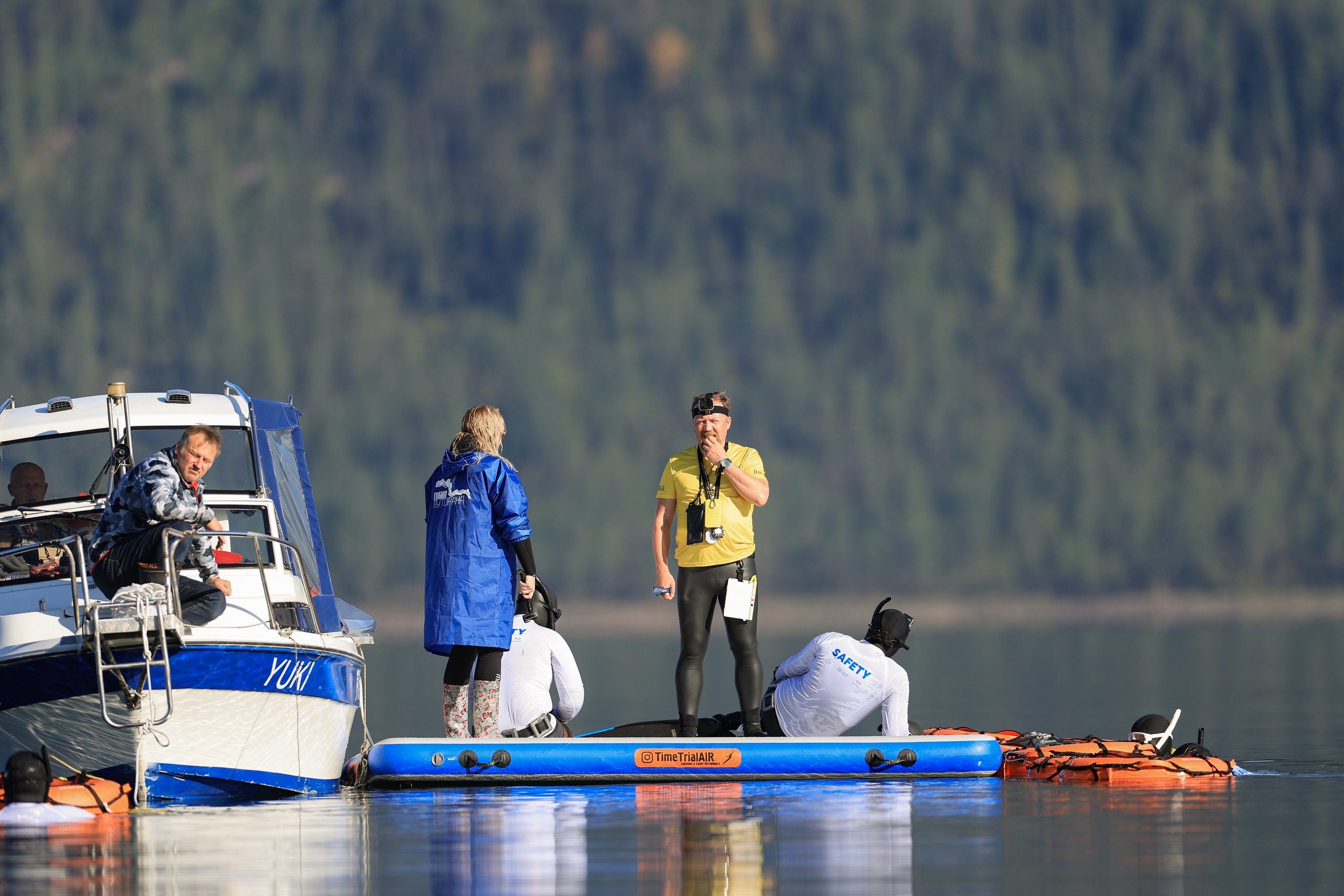 Фестиваль по фридайвингу «Глубина Путорана». Спортивный репортажный фотограф Казань Нафис Сиразетдинов