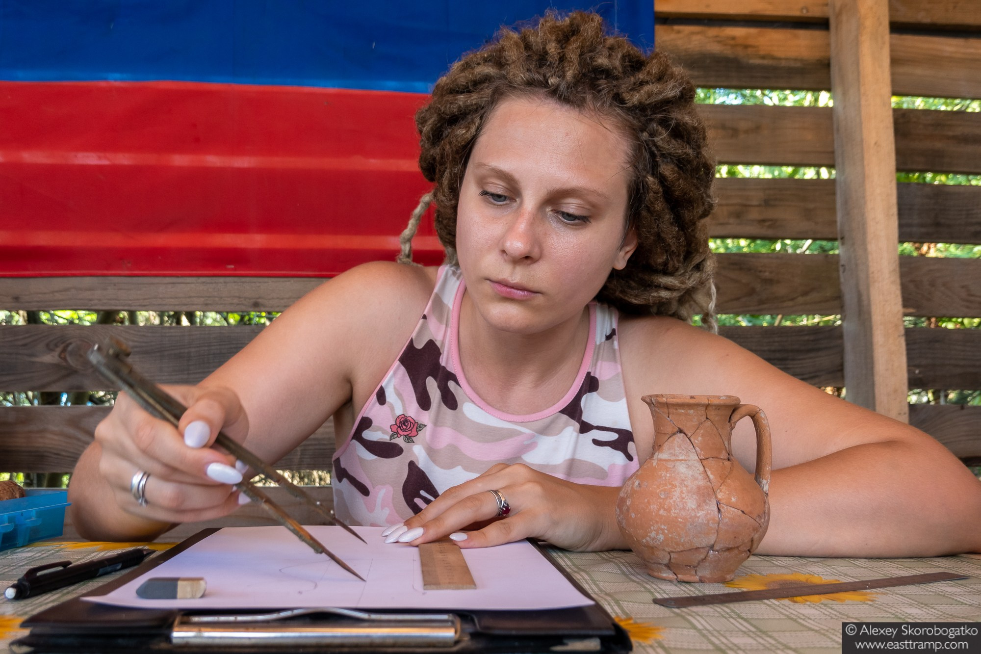 Археологические раскопки некрополя Кыз-Аул в Крыму. Фотограф Алексей Скоробогатько