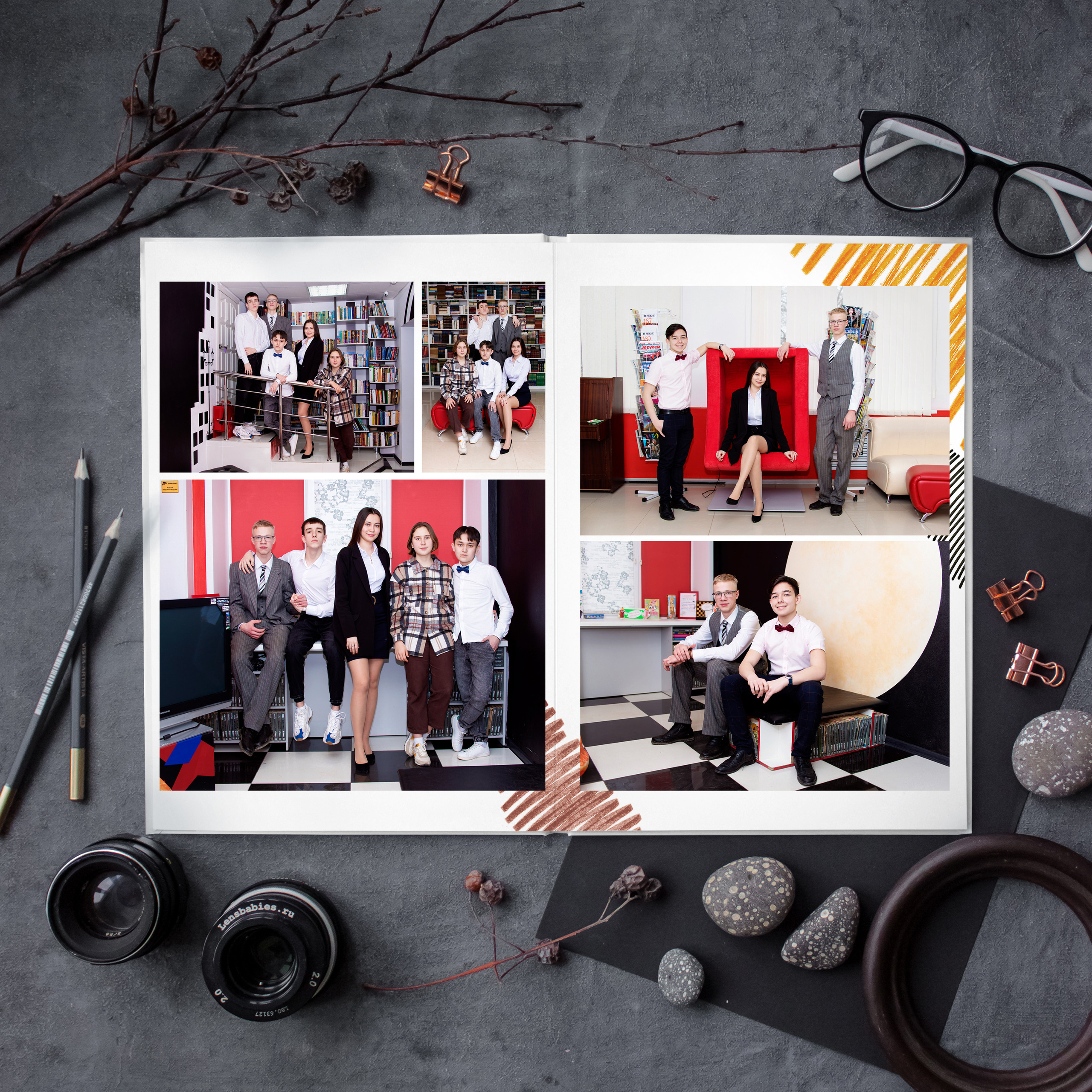 Штрихи. Дизайнер fotokniga_ast