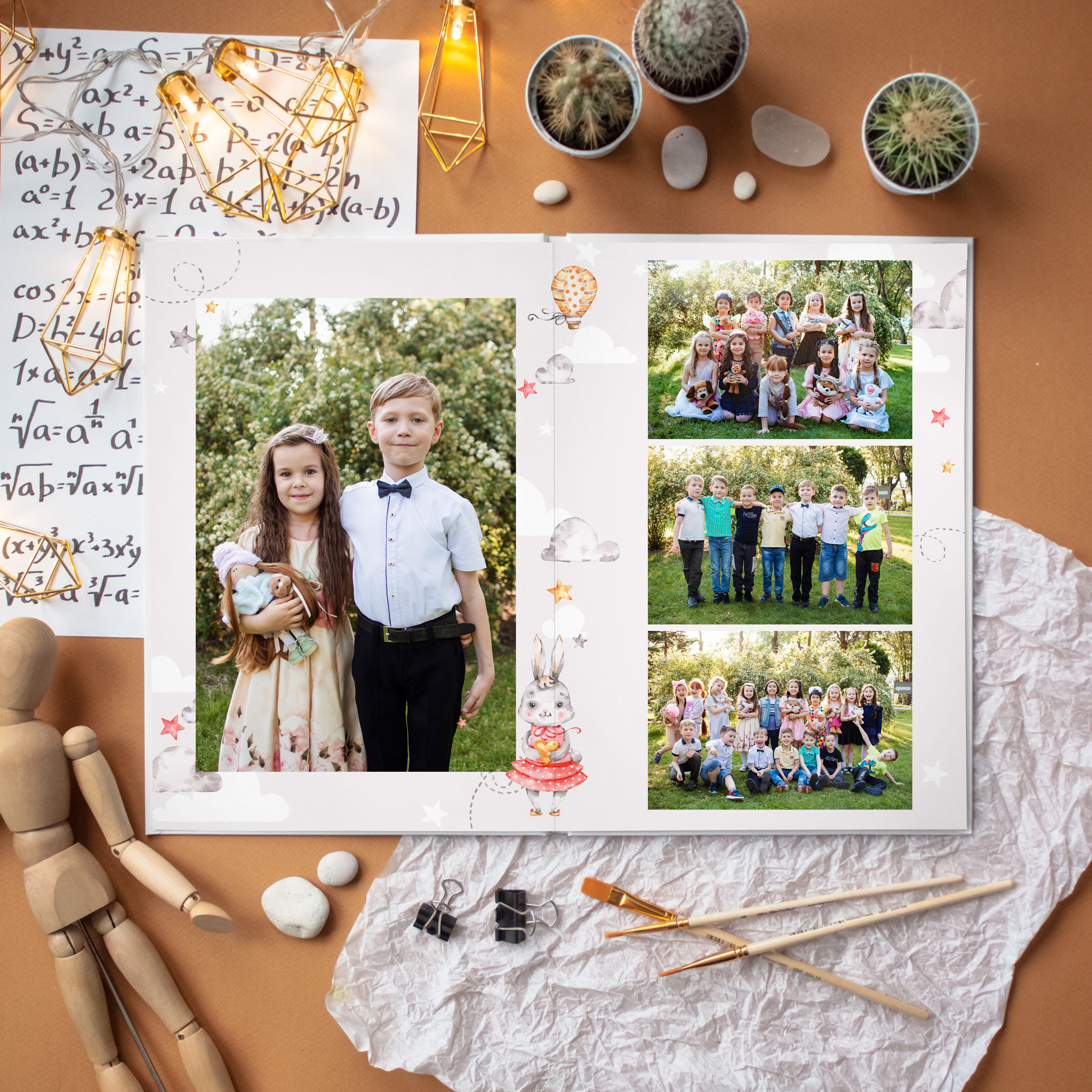 Малыши обложка портрет. Дизайнер fotokniga_ast