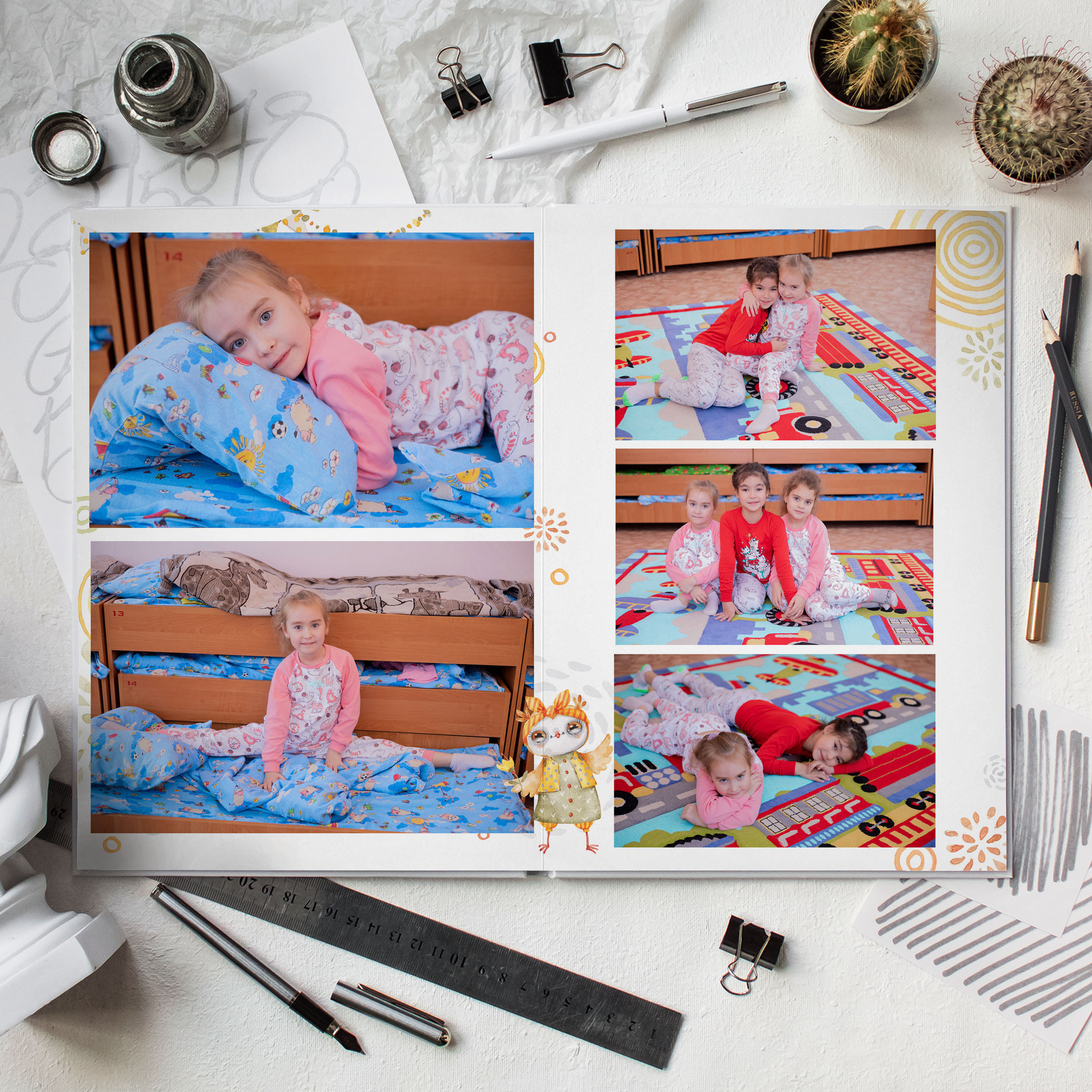 Совушки. Дизайнер fotokniga_ast