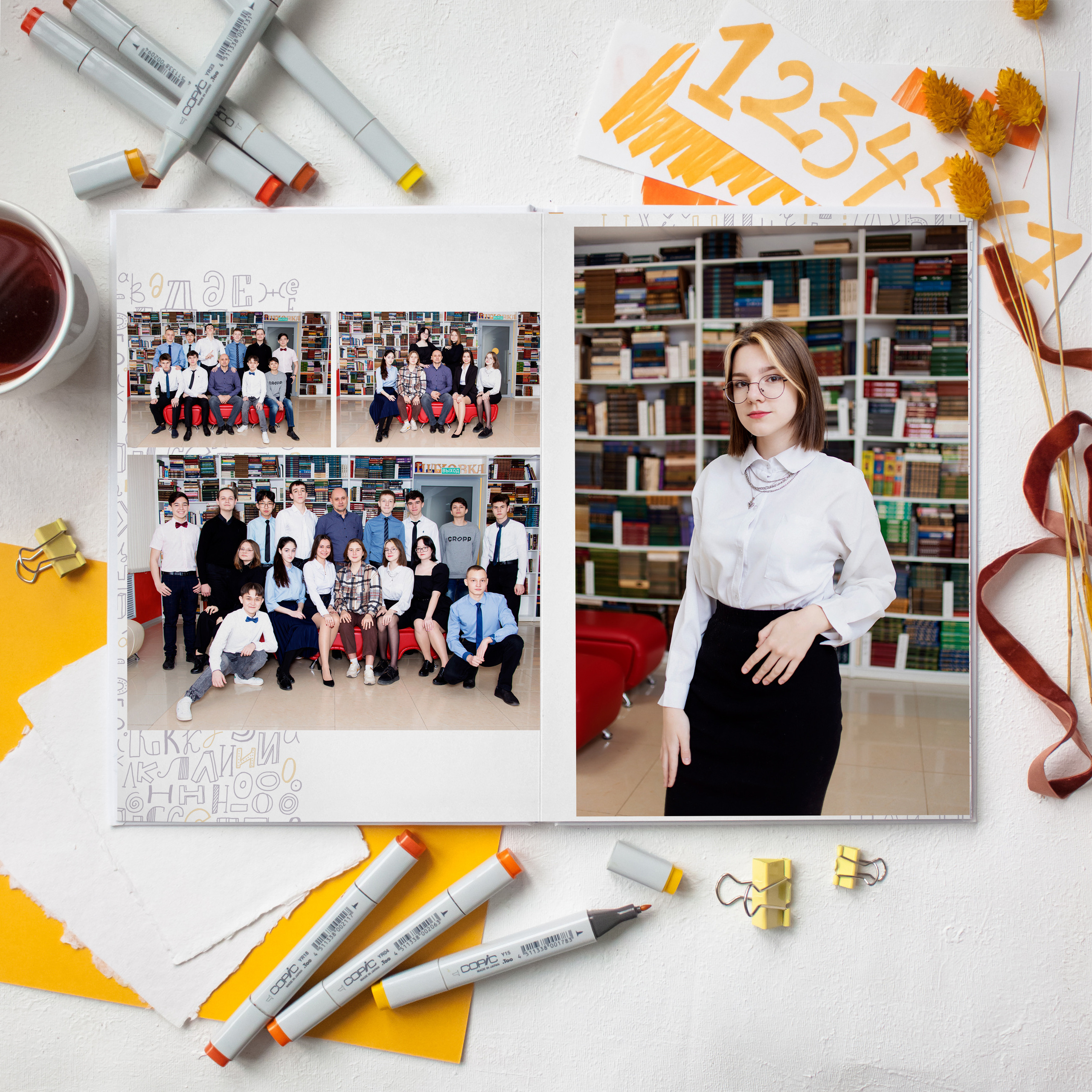 Алфавит. Дизайнер fotokniga_ast