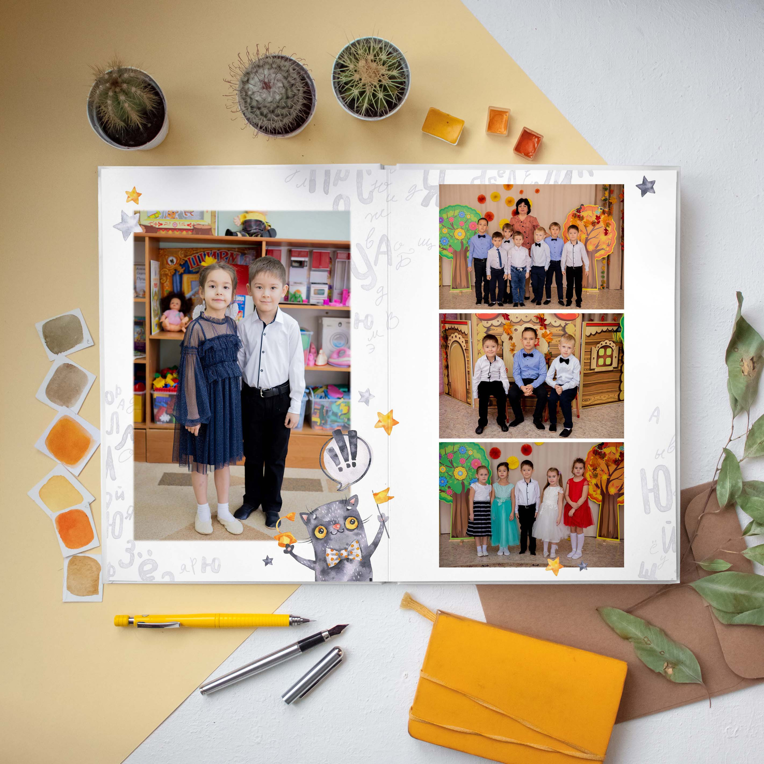 Кот ученый. Дизайнер fotokniga_ast