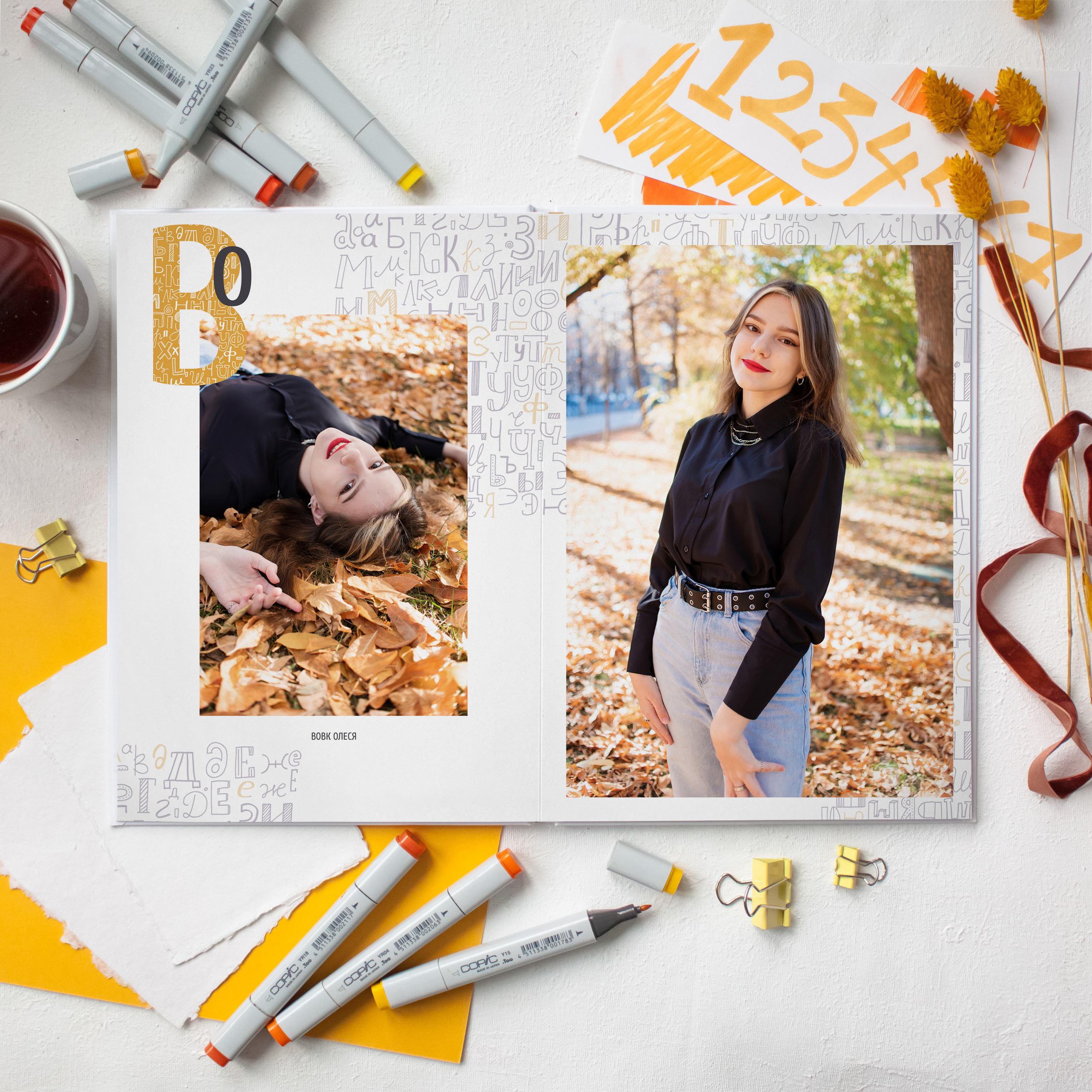 Алфавит. Дизайнер fotokniga_ast