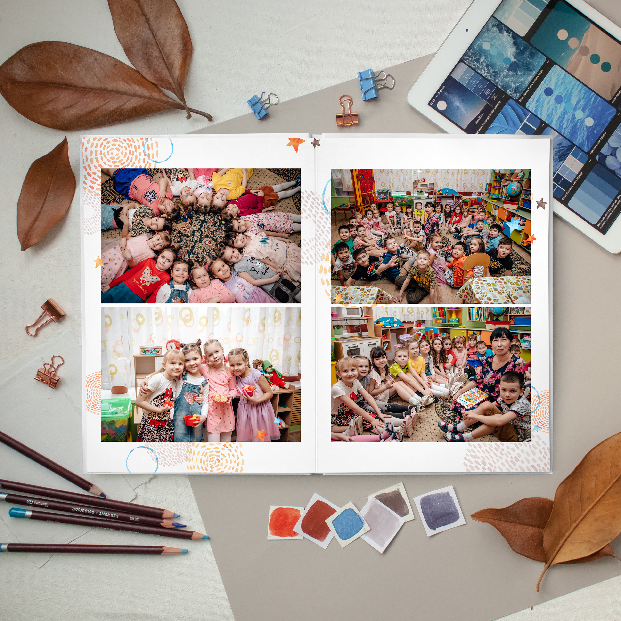 Тигрята. Дизайнер fotokniga_ast