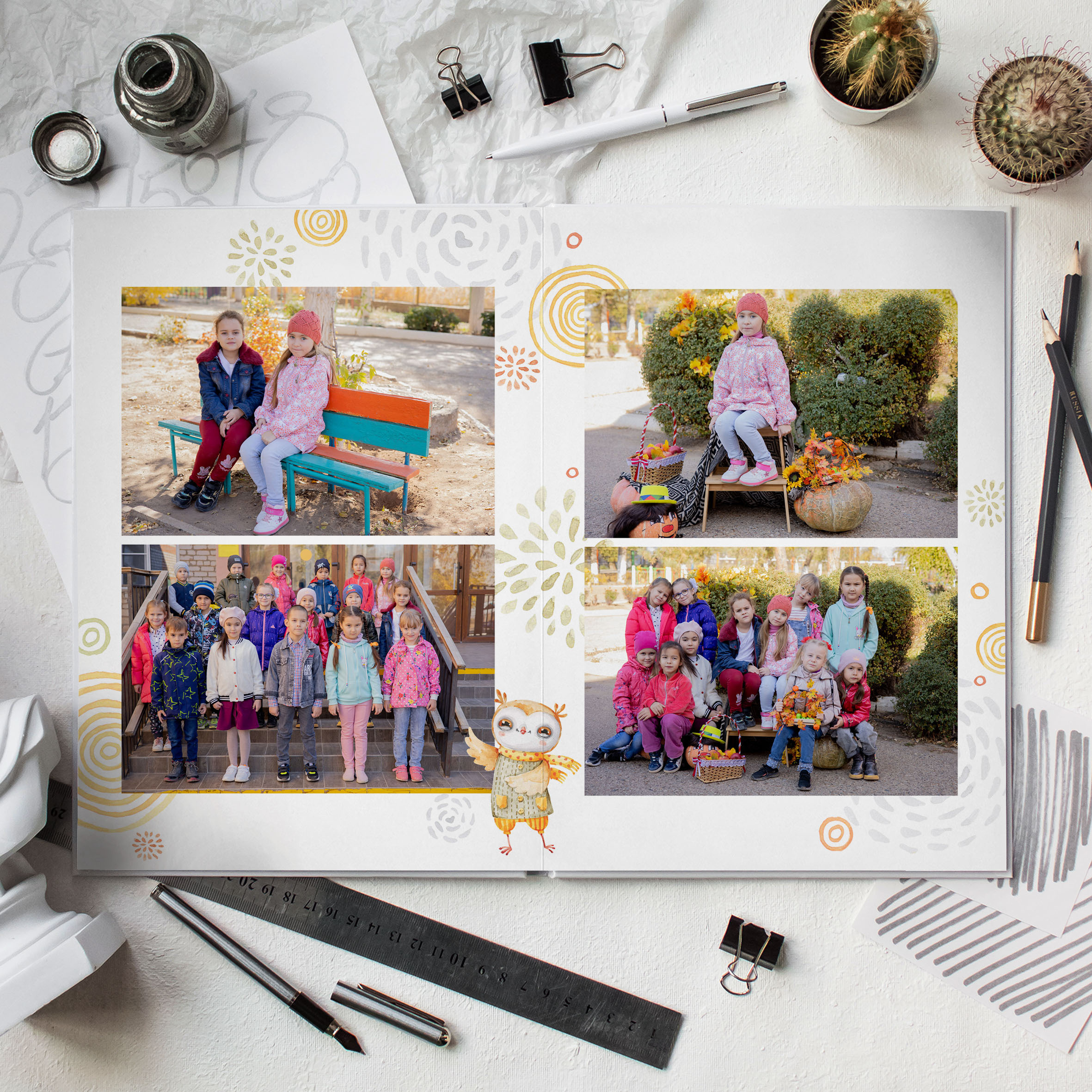 Совушки. Дизайнер fotokniga_ast