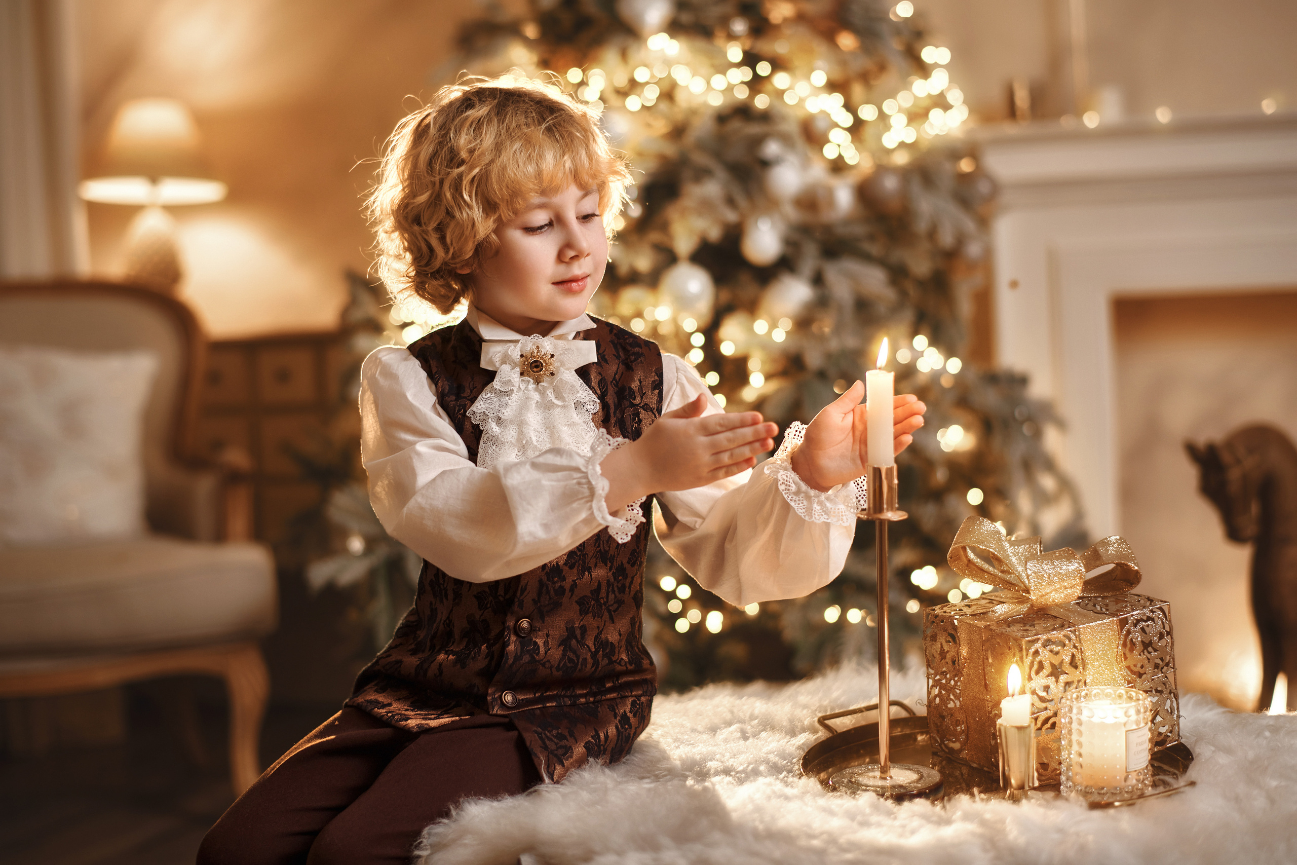 Рождественская фотосъемка для Вити. Фотограф в Воронеже Тазаева Светлана