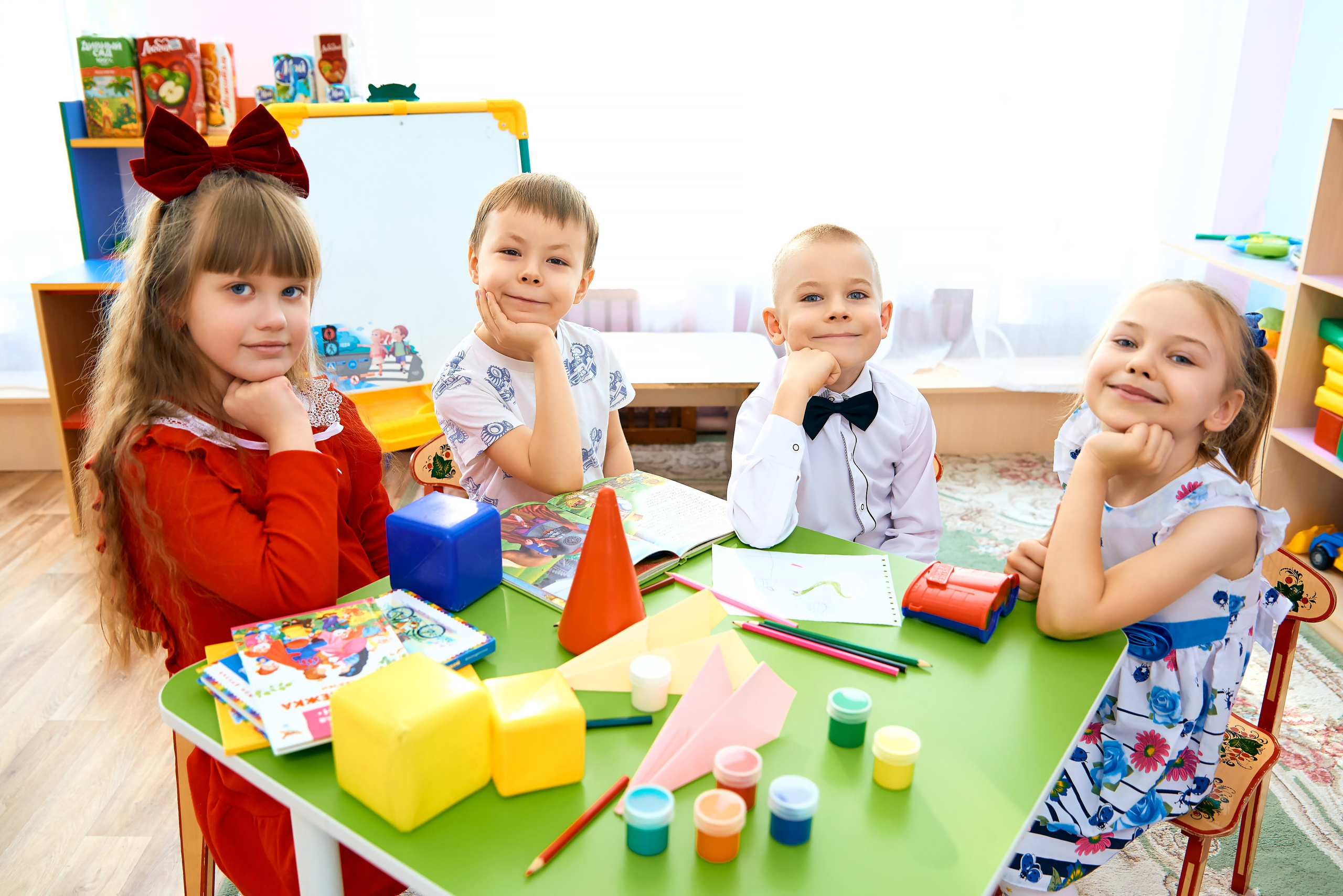 Группа Капельки Детский сад Глазуновка выпуск 2024. Фотограф в Орле Павел Черкасов