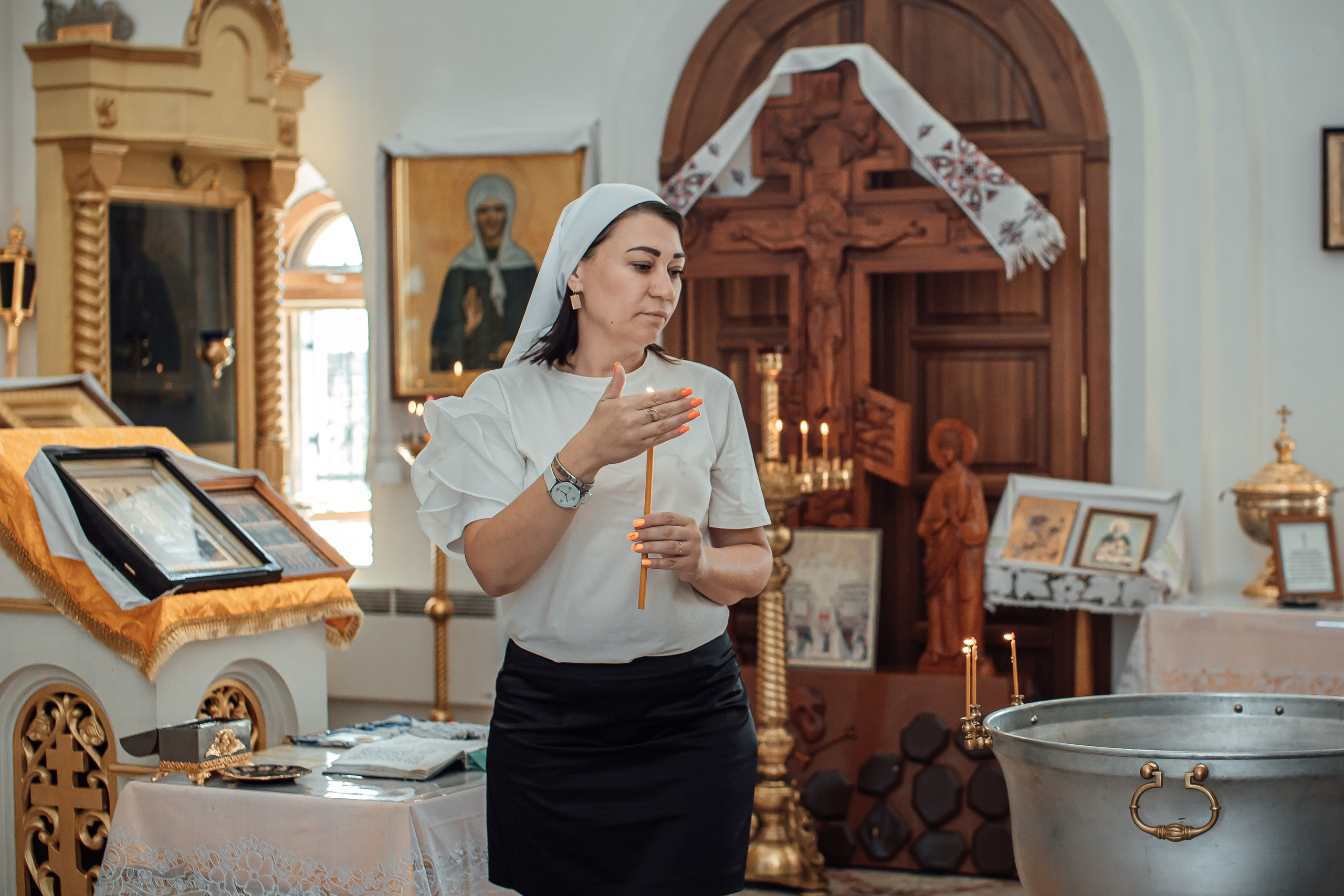 Таинство крещения. Фотограф Arina Elatova