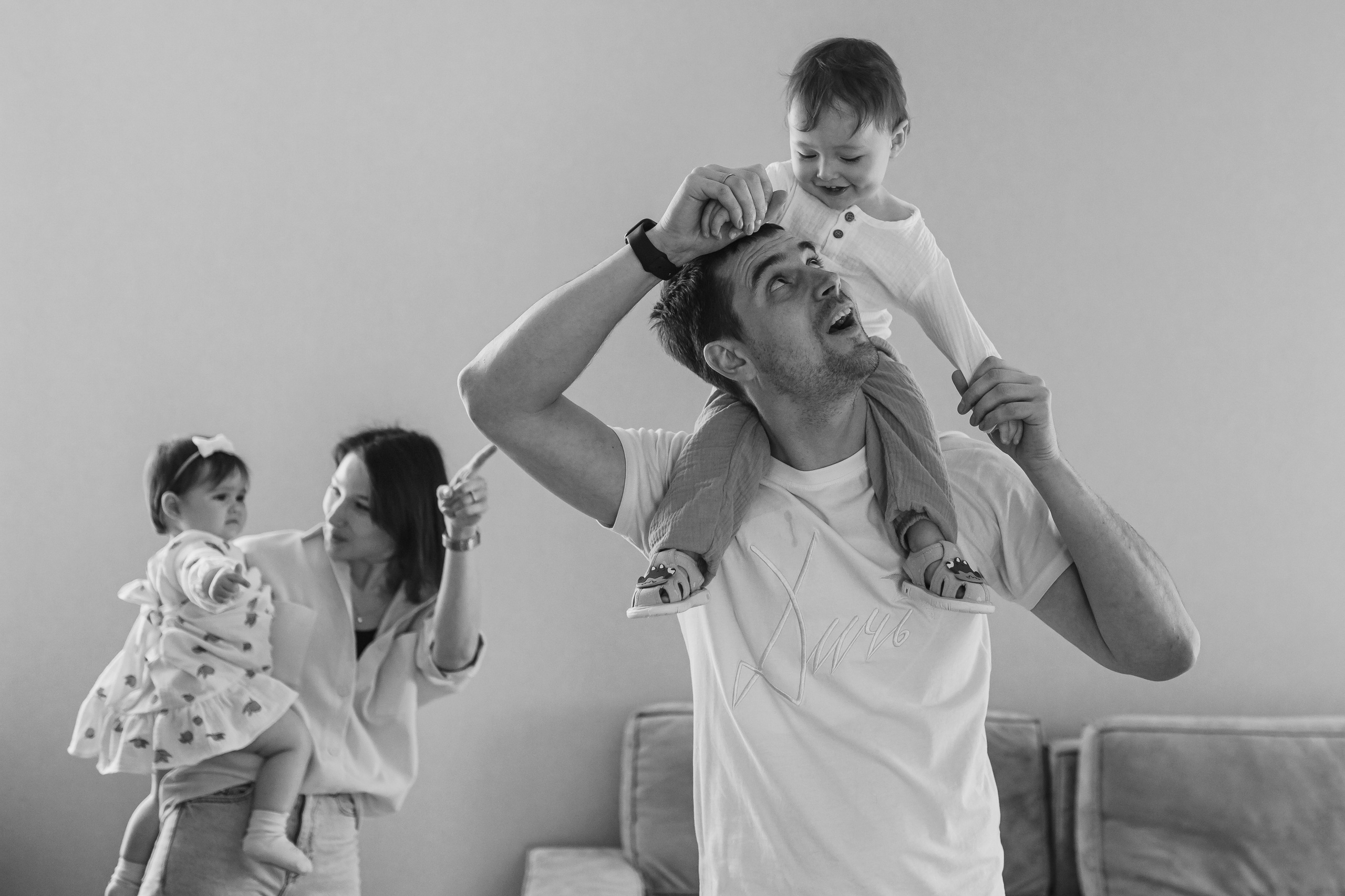 Домашняя семейная фотосессия. Семейный и детский фотограф в Рязани Васюгова Мария