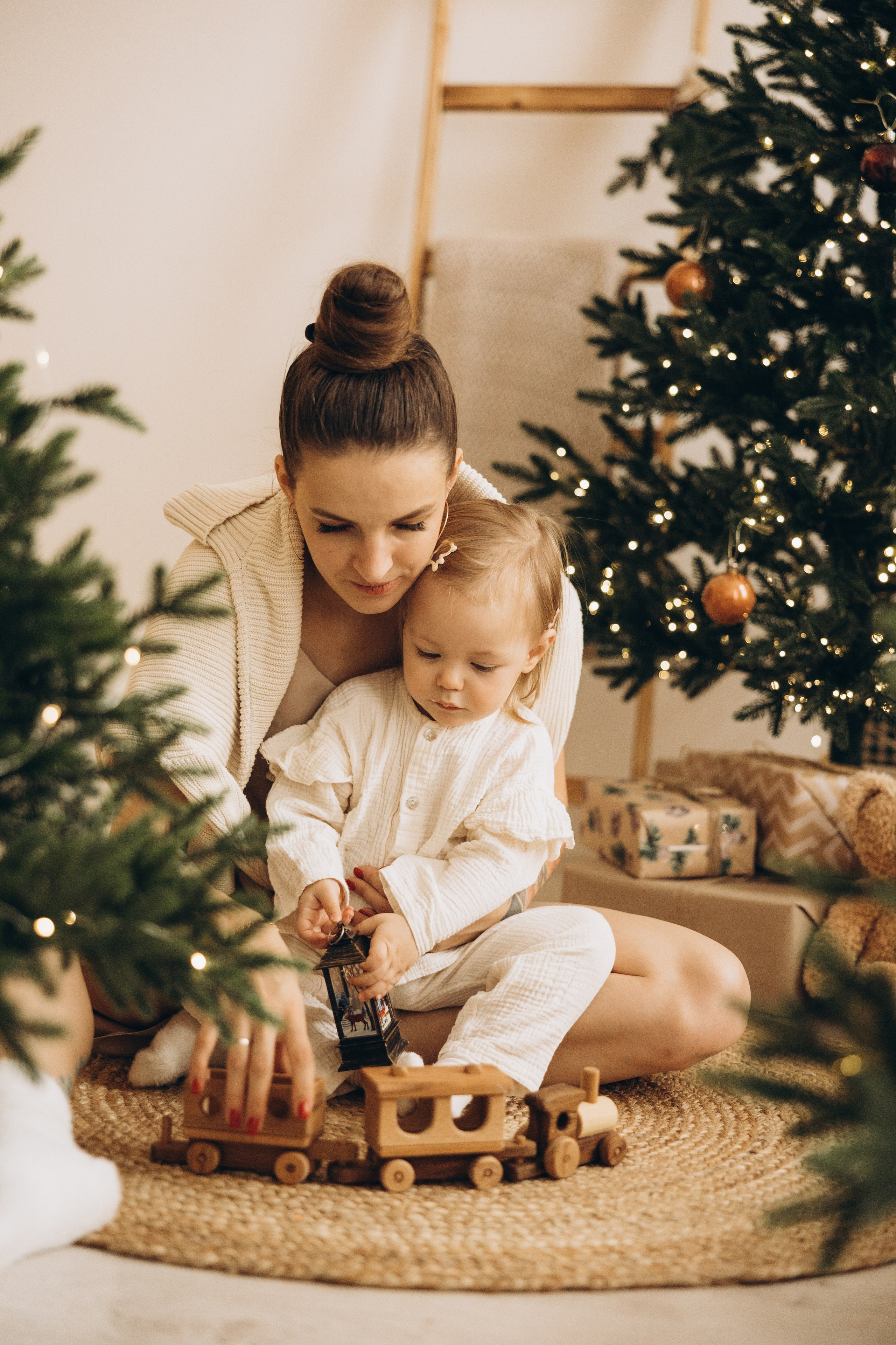 Ольга и Мирослава НГ. Семейный фотограф в Москве Виктория Ястребинская