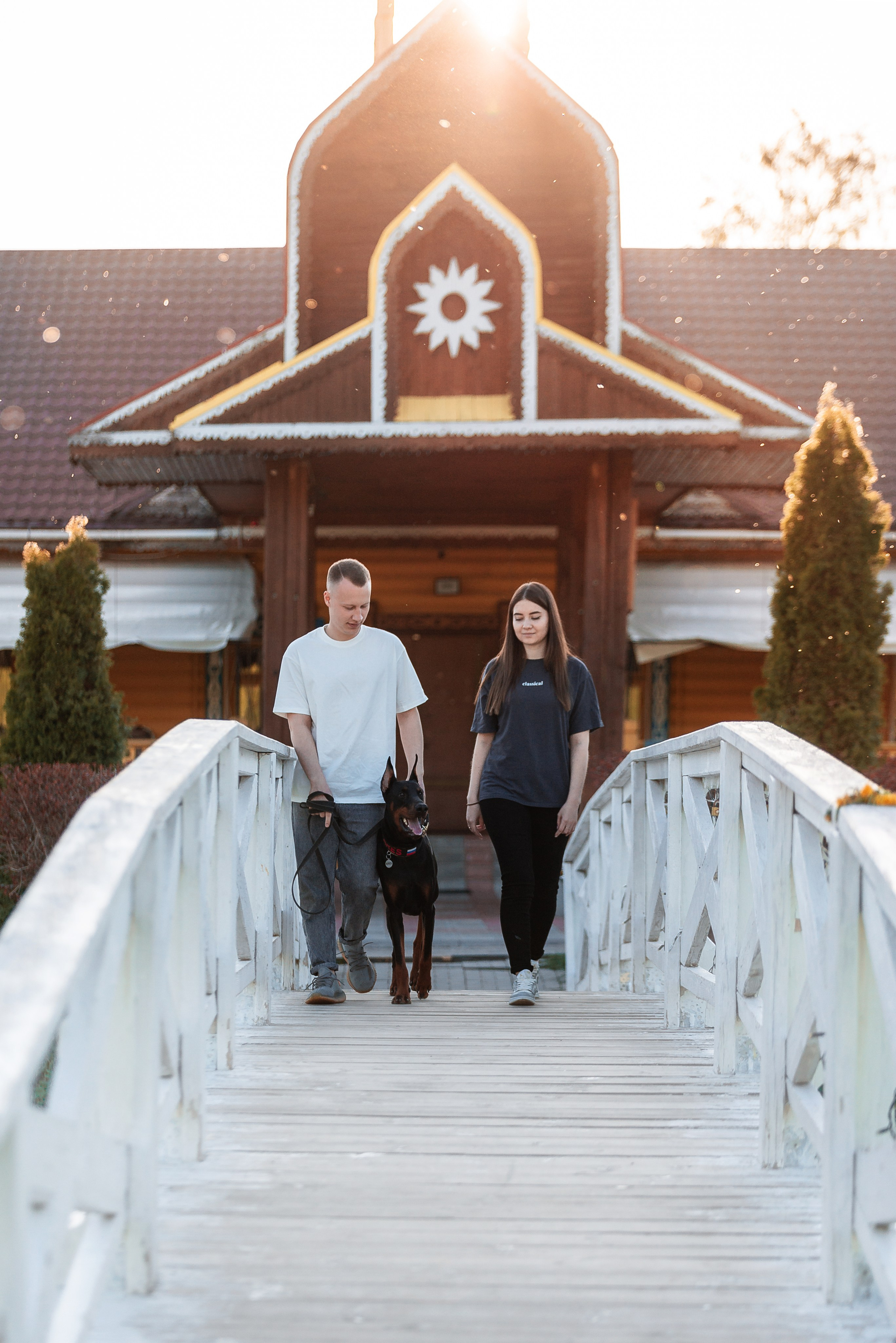 Юля, Андрей и Арес. Фотограф-анималист Анастасия Парфенова|Екатеринбург