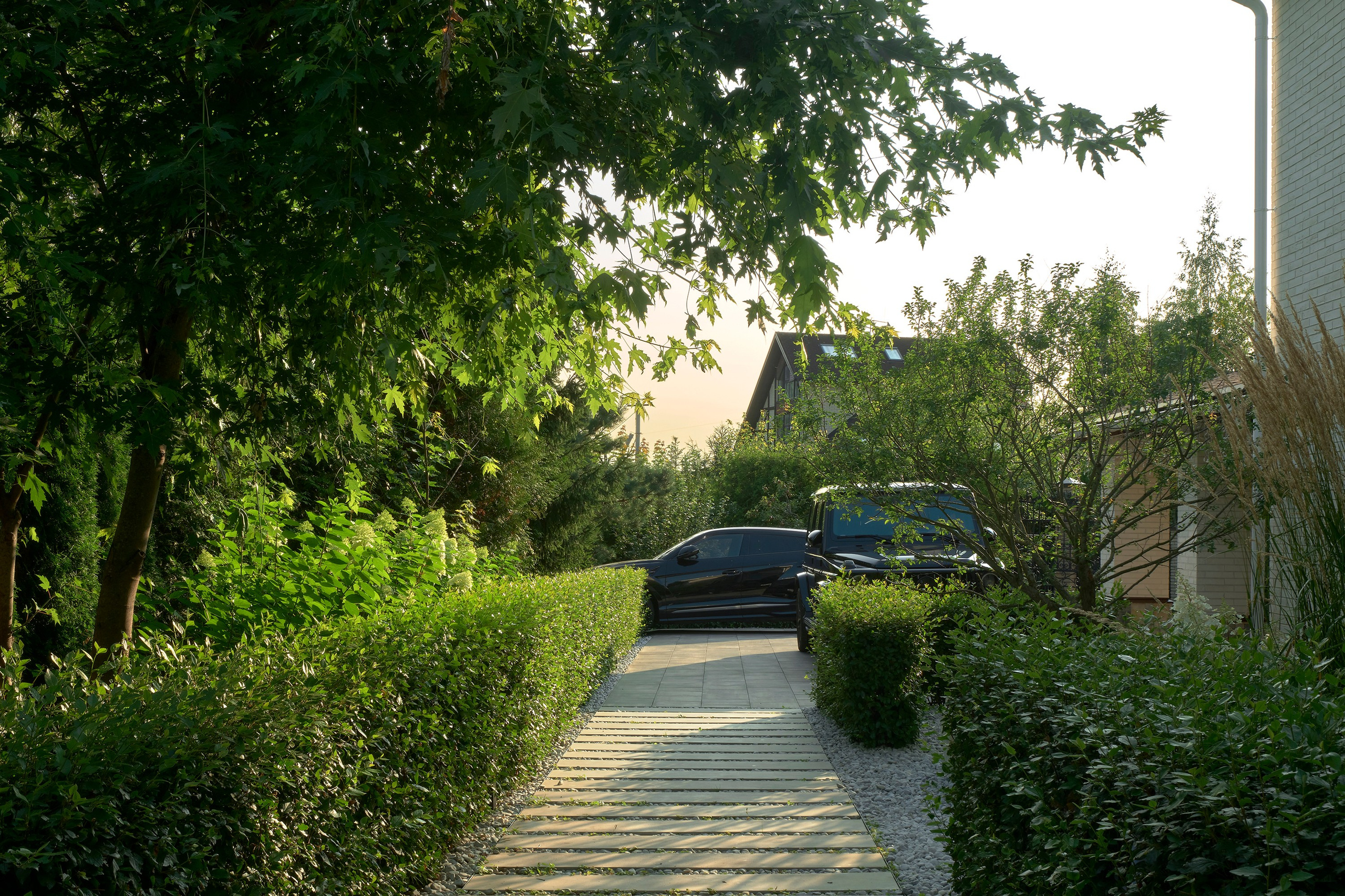 Фотосъемка сада в Кирполье для ландшафтной компании Хвоя. Фотосъемка частных садов и интерьеров | Санкт-Петербург | Москва | РФ