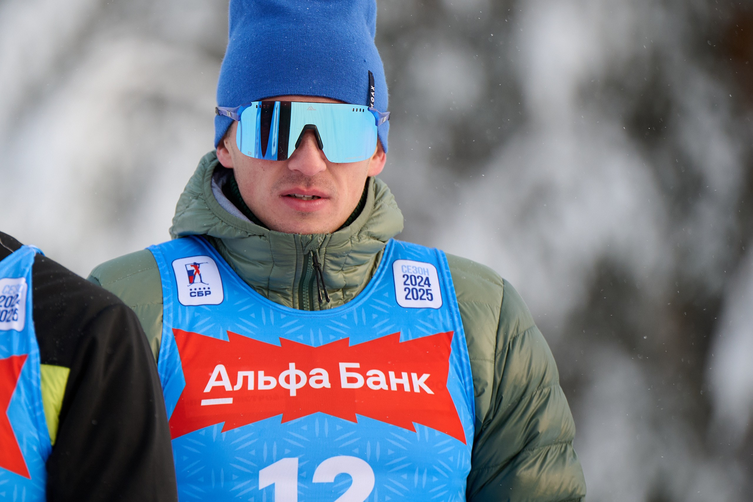 Биатлон. Чемпионат России — 2024/2025, 3-й этап, Ижевск. Спринт. Мужчины. Спортивный репортажный фотограф в Ижевске Сергей Мерзляков