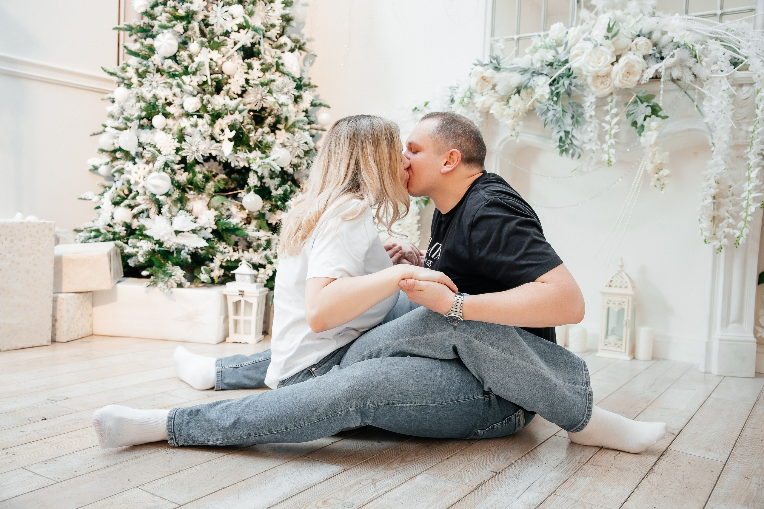 Семейная фотосессия: Первый Новый год. Свадебный и семейный фотограф в Москве Красинская Мария