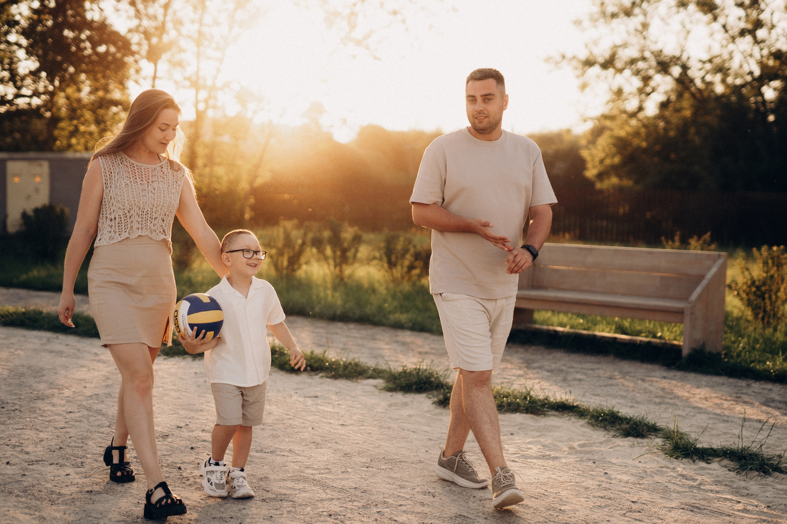 Прогулка на закате. Алёна Хомич. Свадебный и семейный фотограф Коломна, Москва