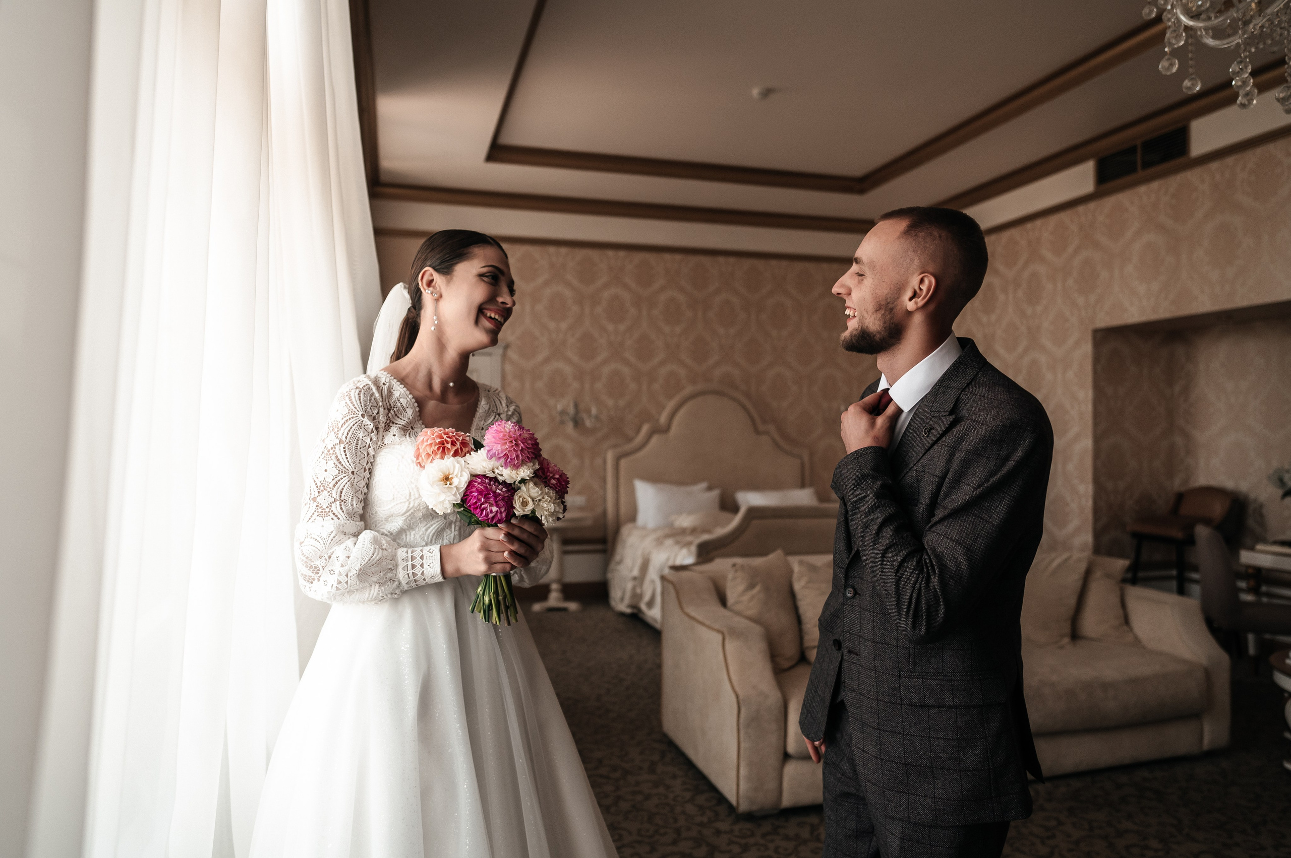 Максим и Наталья. Сборы, прогулка. Фотограф Екатерина Бочарникова