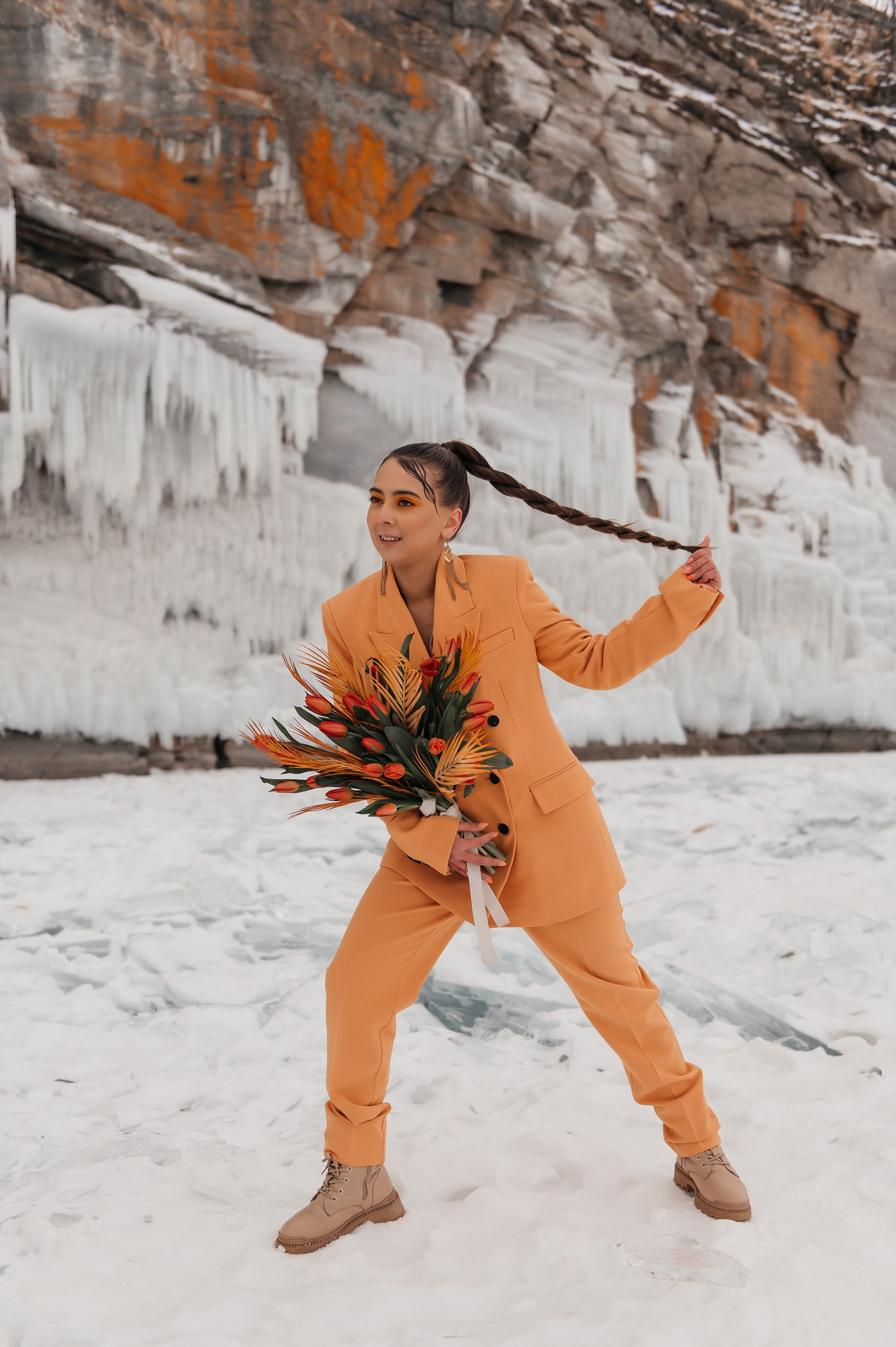 Женская съемка на Байкале. Фотограф Москва и Видеограф Москва