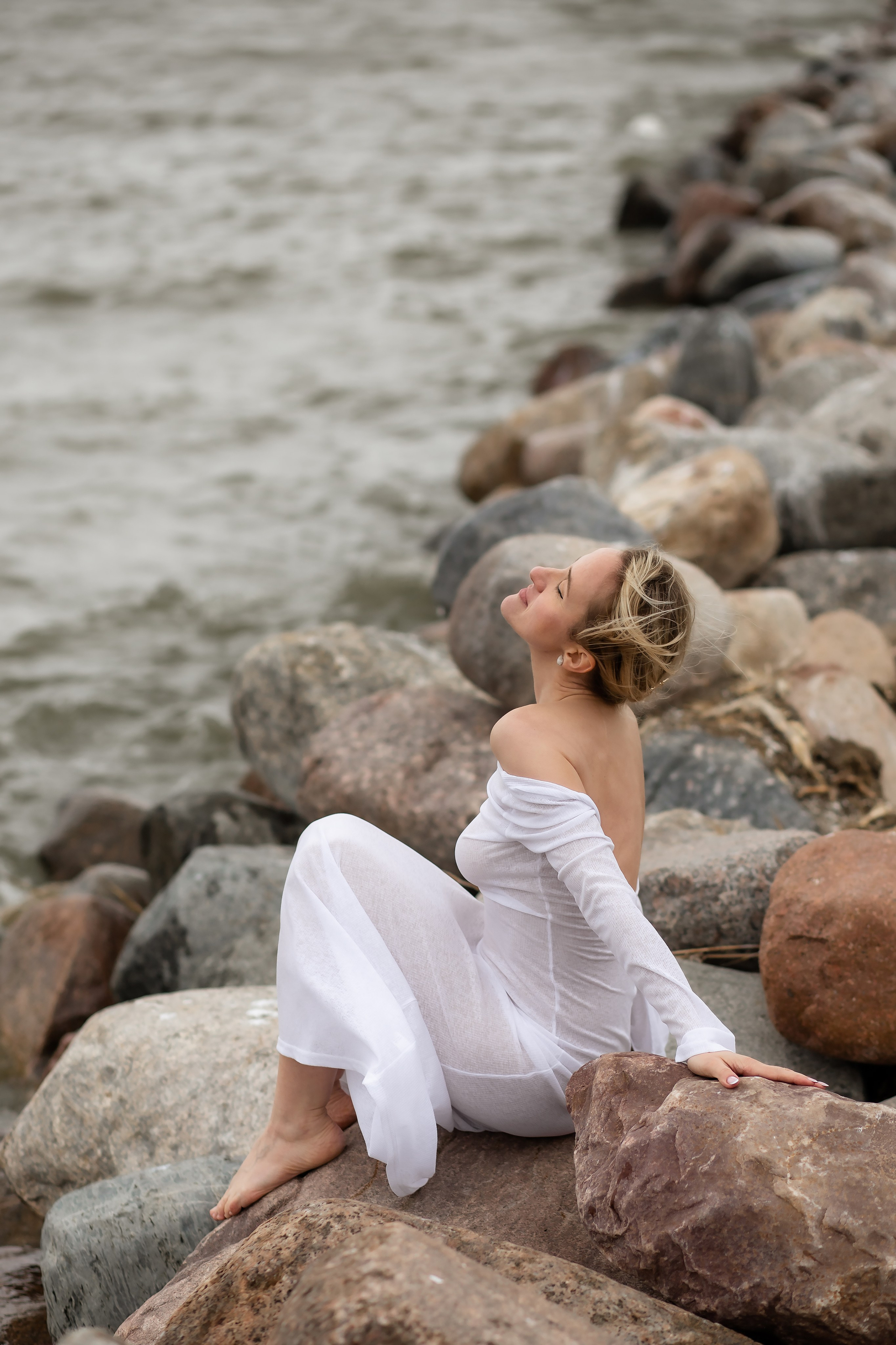 Катя. Маяк в Заливино. Фотограф в Калининграде Решетникова Алина