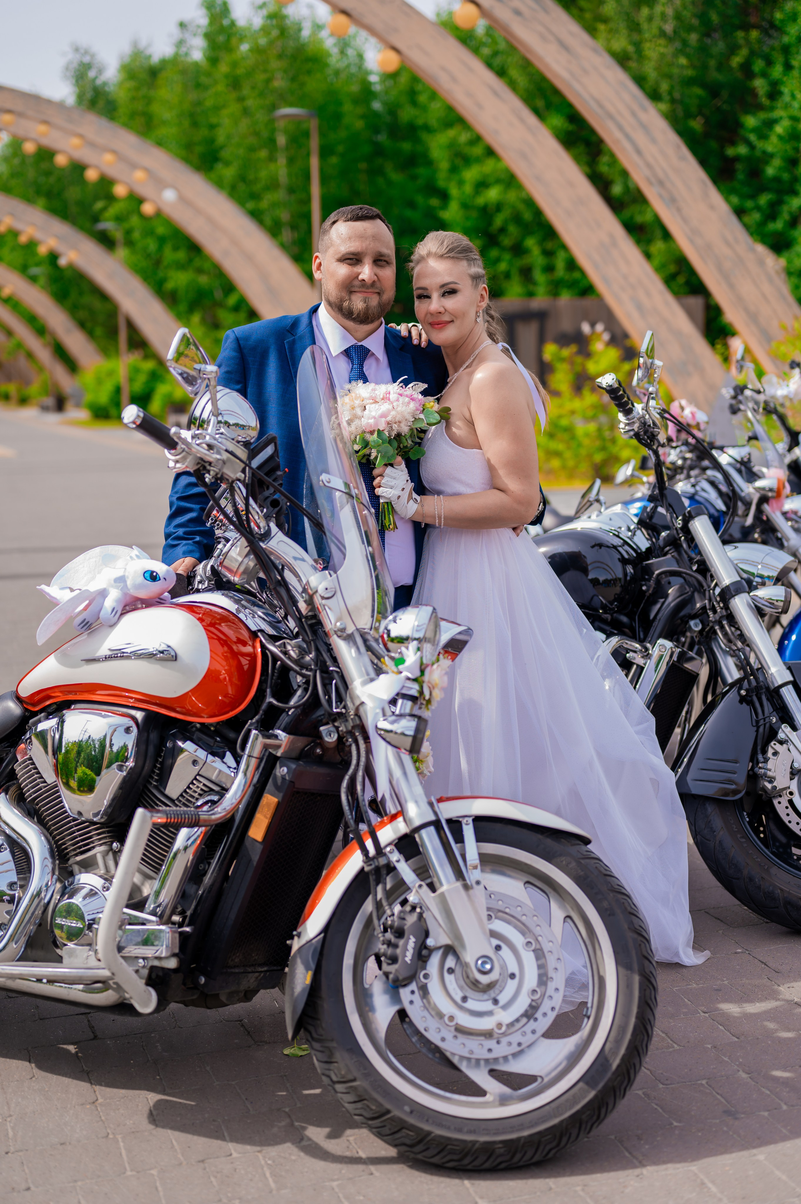 Мотосвадьба Евгения и Алены. Свадебный фотограф в Сургуте Любовь Гуляева