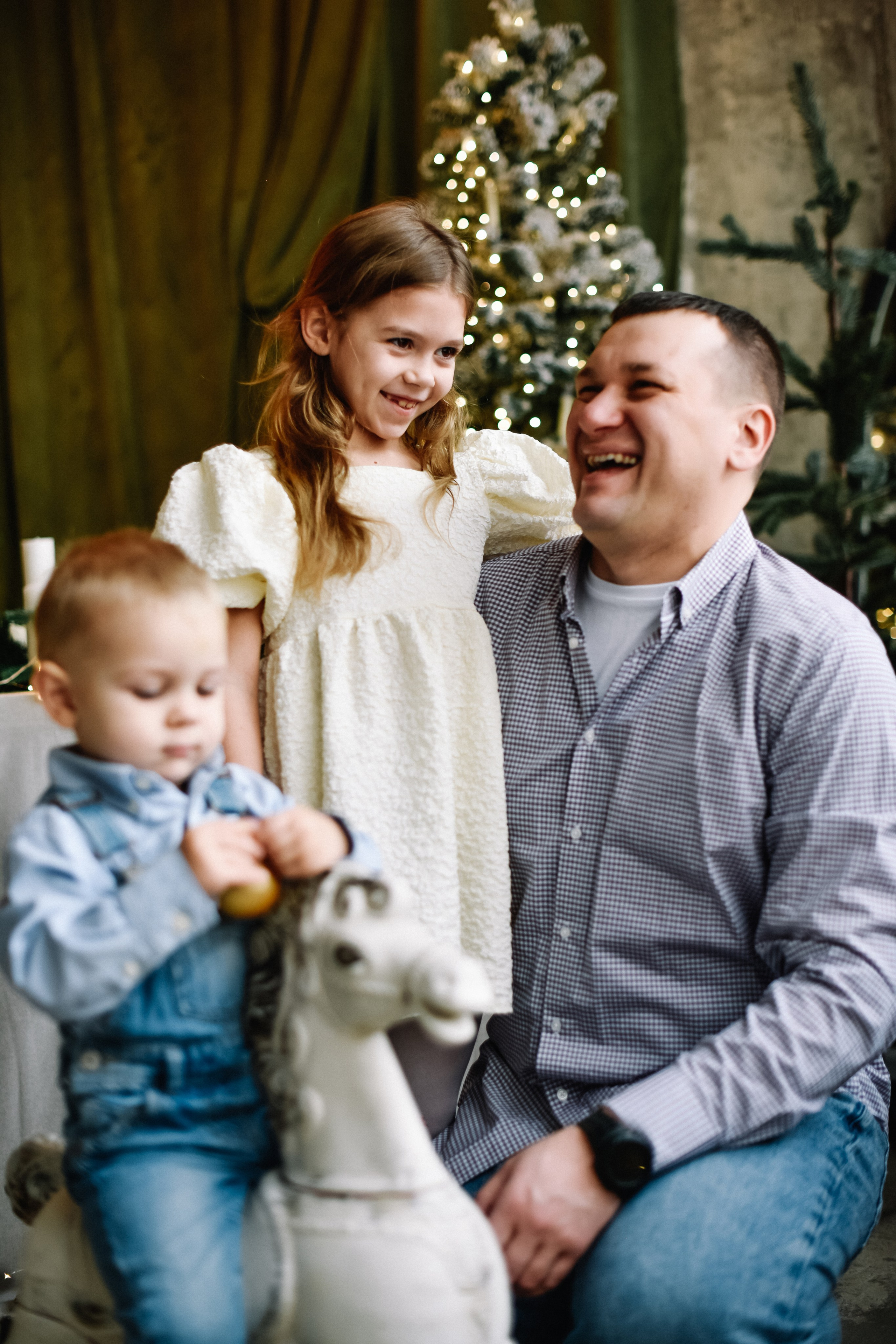 Семья Анастасии, Андрея, Тани и Вани