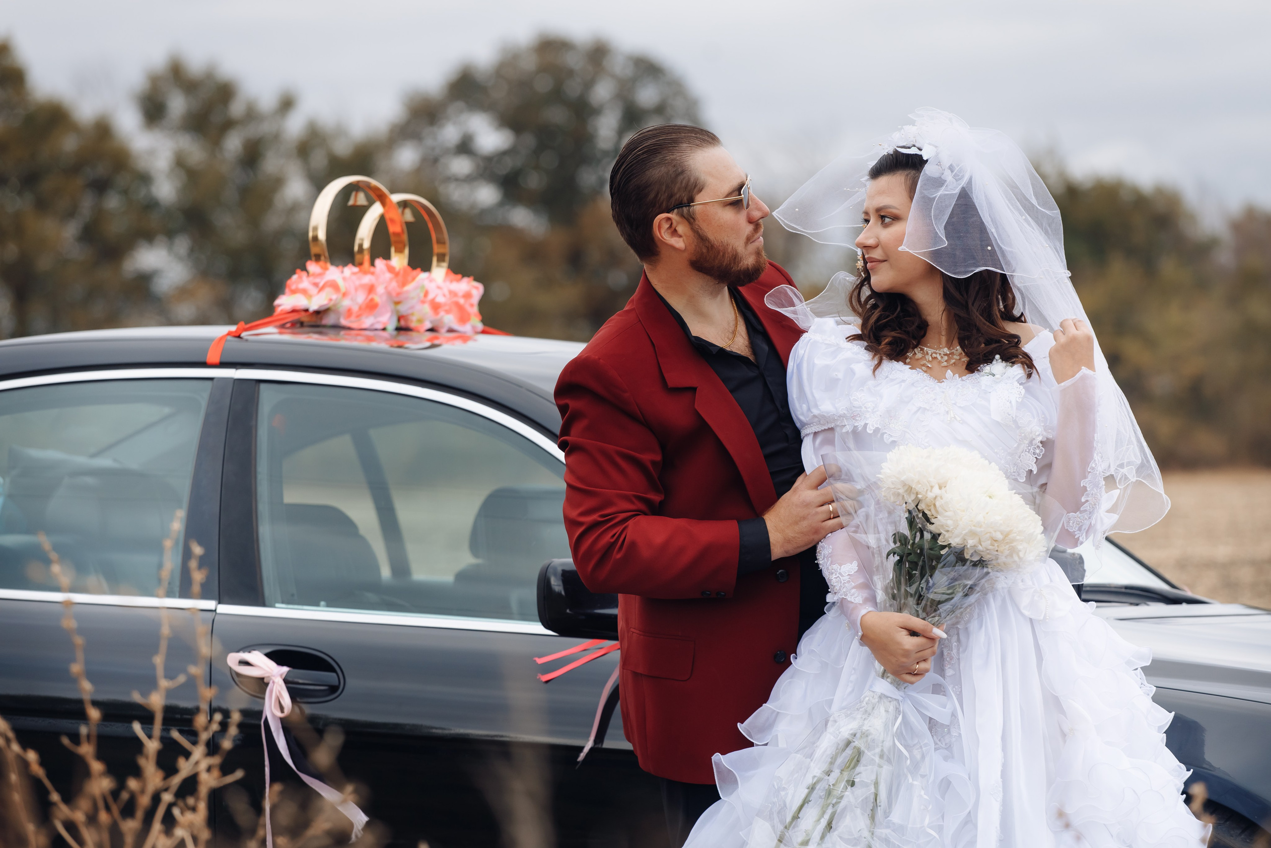 Свадебная фотосессия в стиле 90-х. Свадебный и семейный фотограф в Краснодарском крае Мария Данилкина