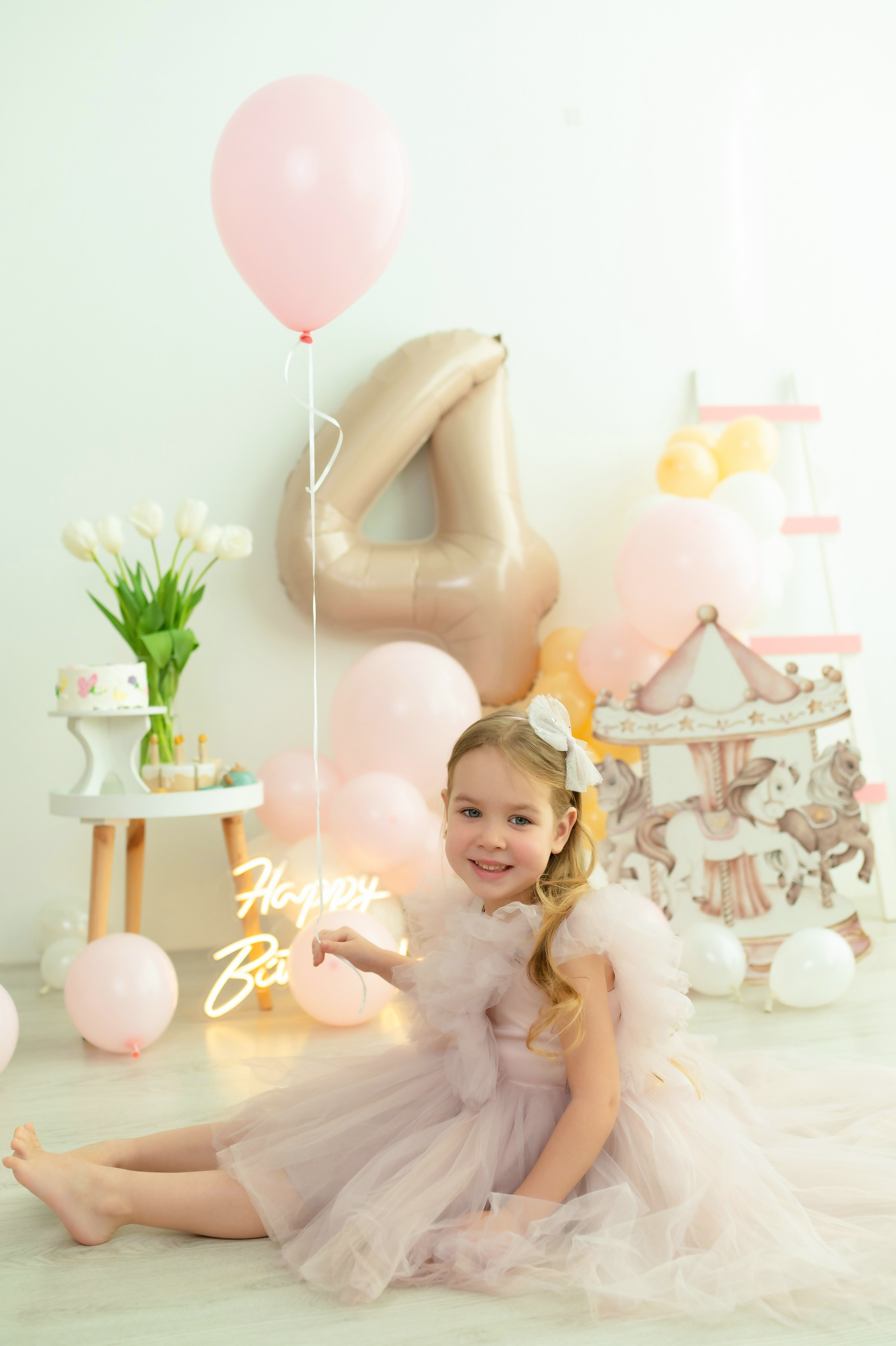 Фотосессия ко Дню Рождения! Алисе — 4 года!. Детский фотограф Ирина Глебова