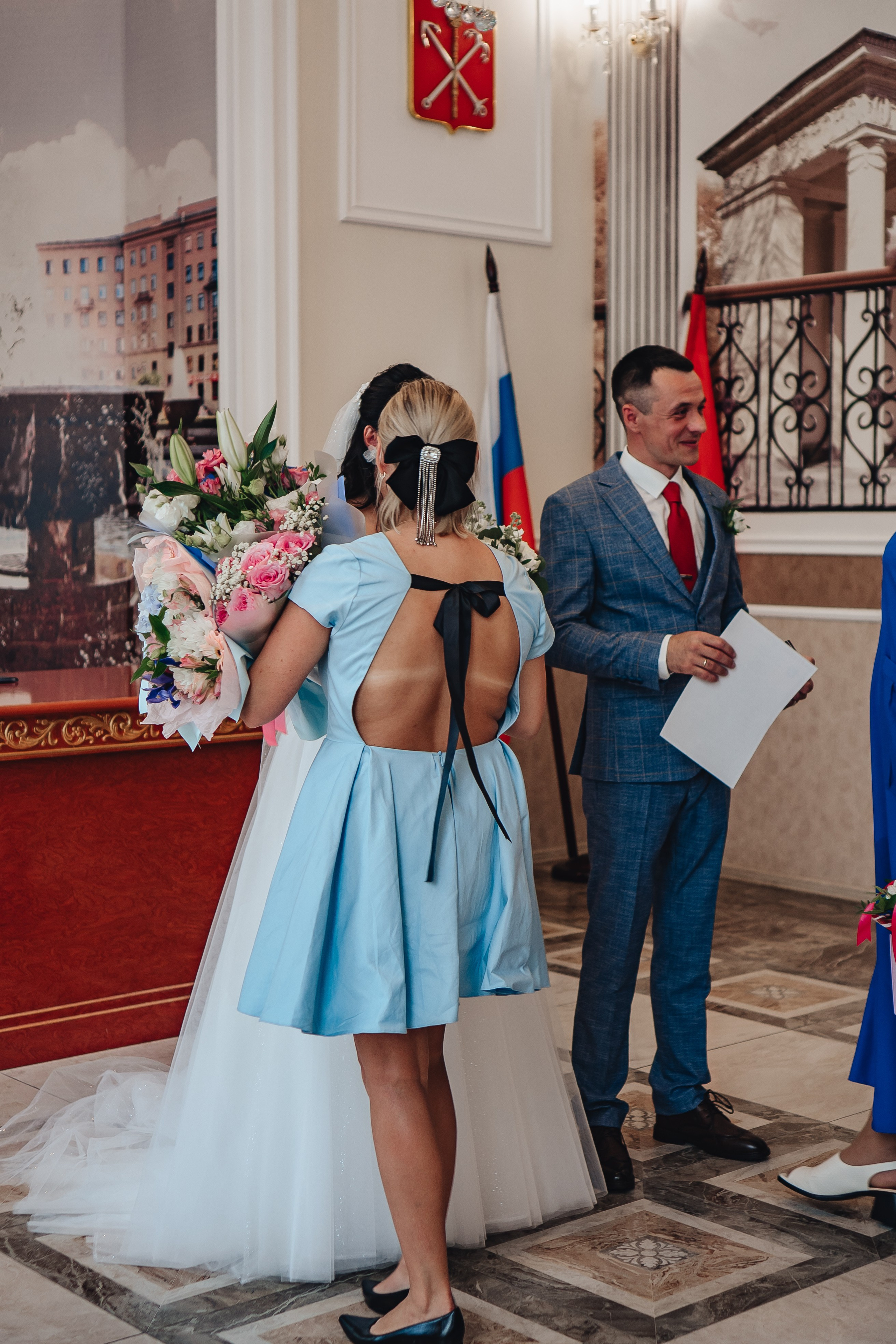 СВАДЕБНАЯ СЬЕМКА В ЗАГСЕ НА МОСКОВСКОМ ПРОСПЕКТЕ. Профессиональный фотограф, Санкт-Петербург — Виктория Богомолова