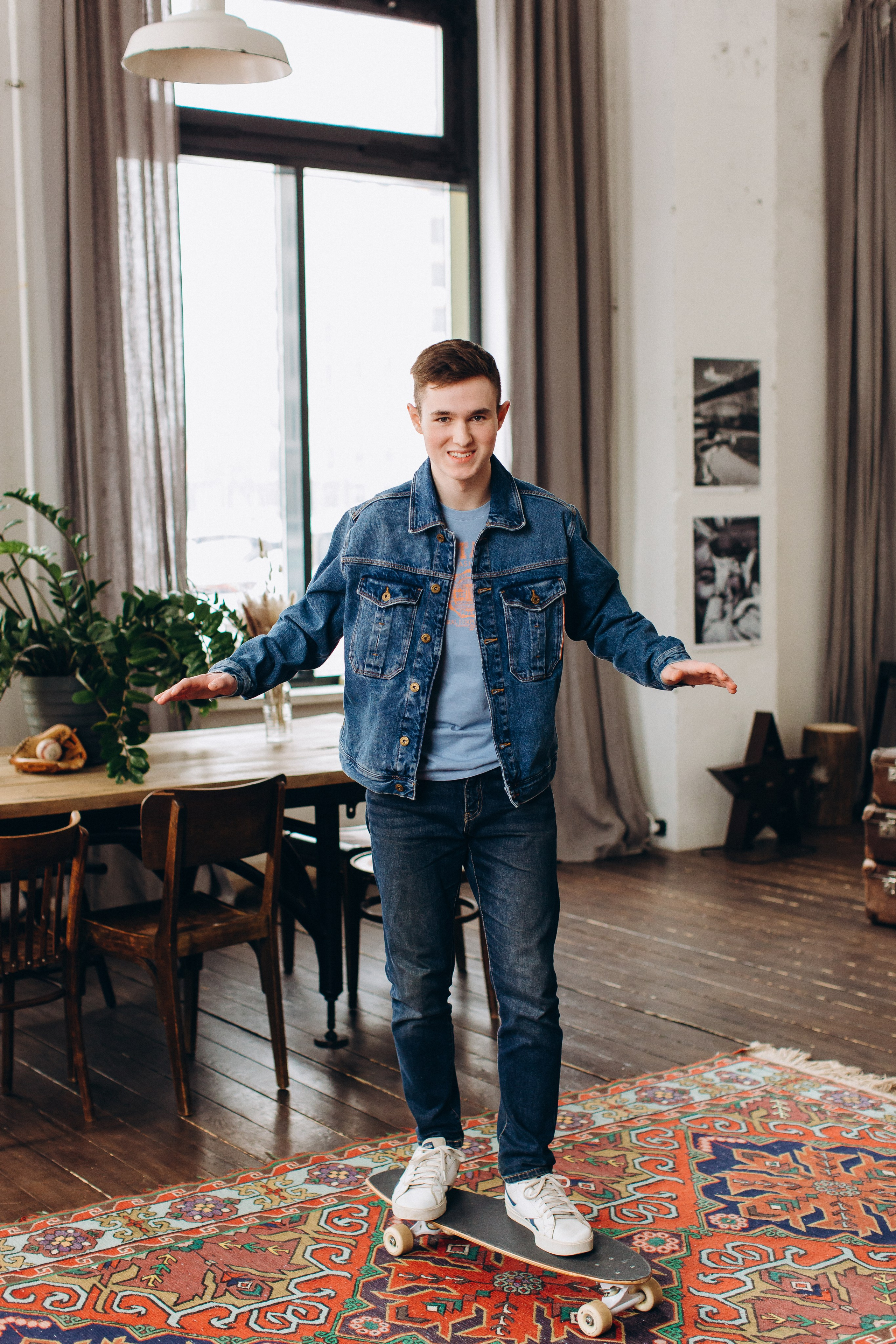 Семейная фотосессия в студии для Елены и ее семьи. Семейный, детский и школьный фотограф в Москве Рудницкая Анна