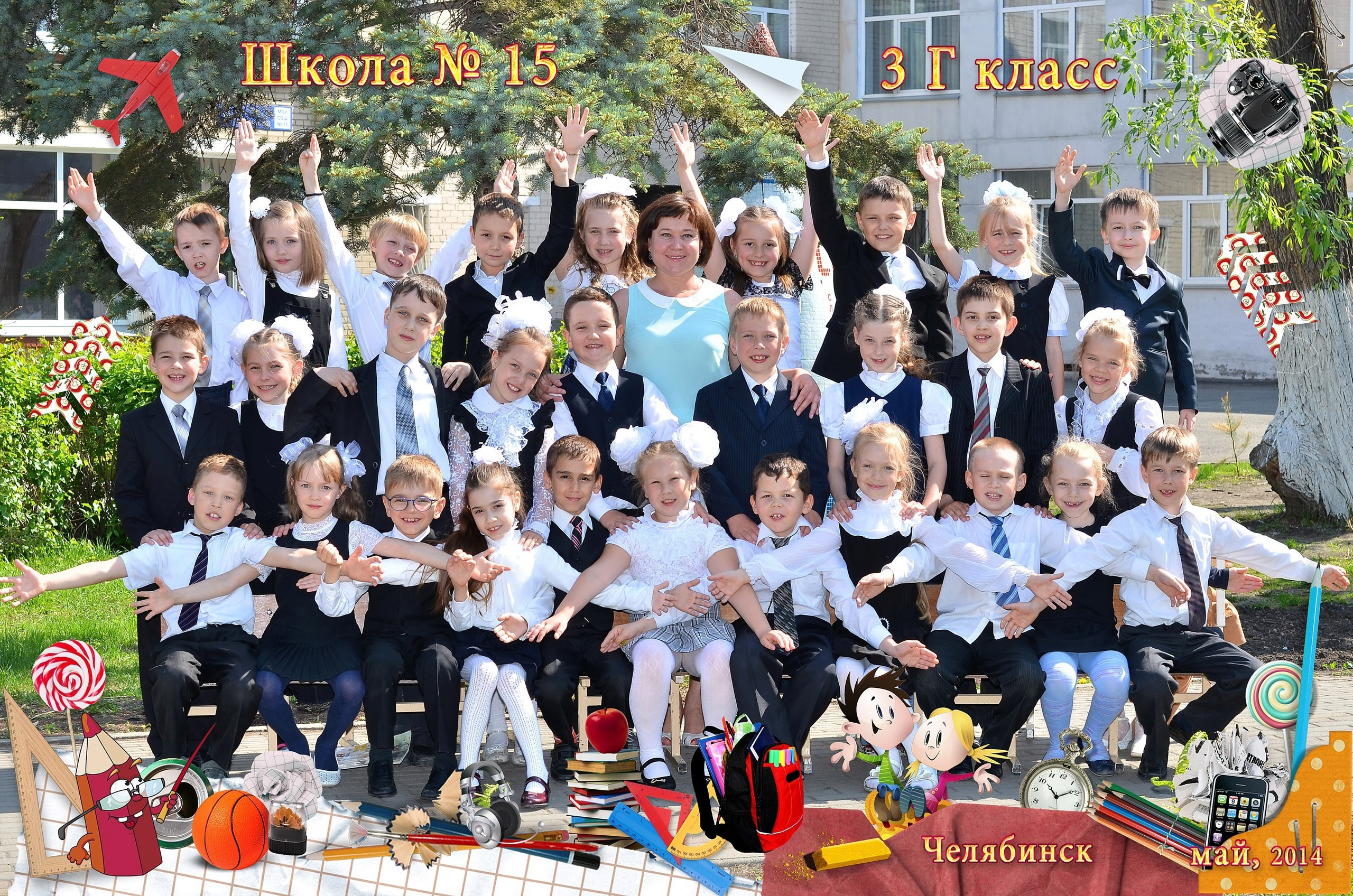 Общее фото «Все вместе» Одним кадром. Выпускные фотокниги, фотосъемка, видеосъемка в Челябинске и области